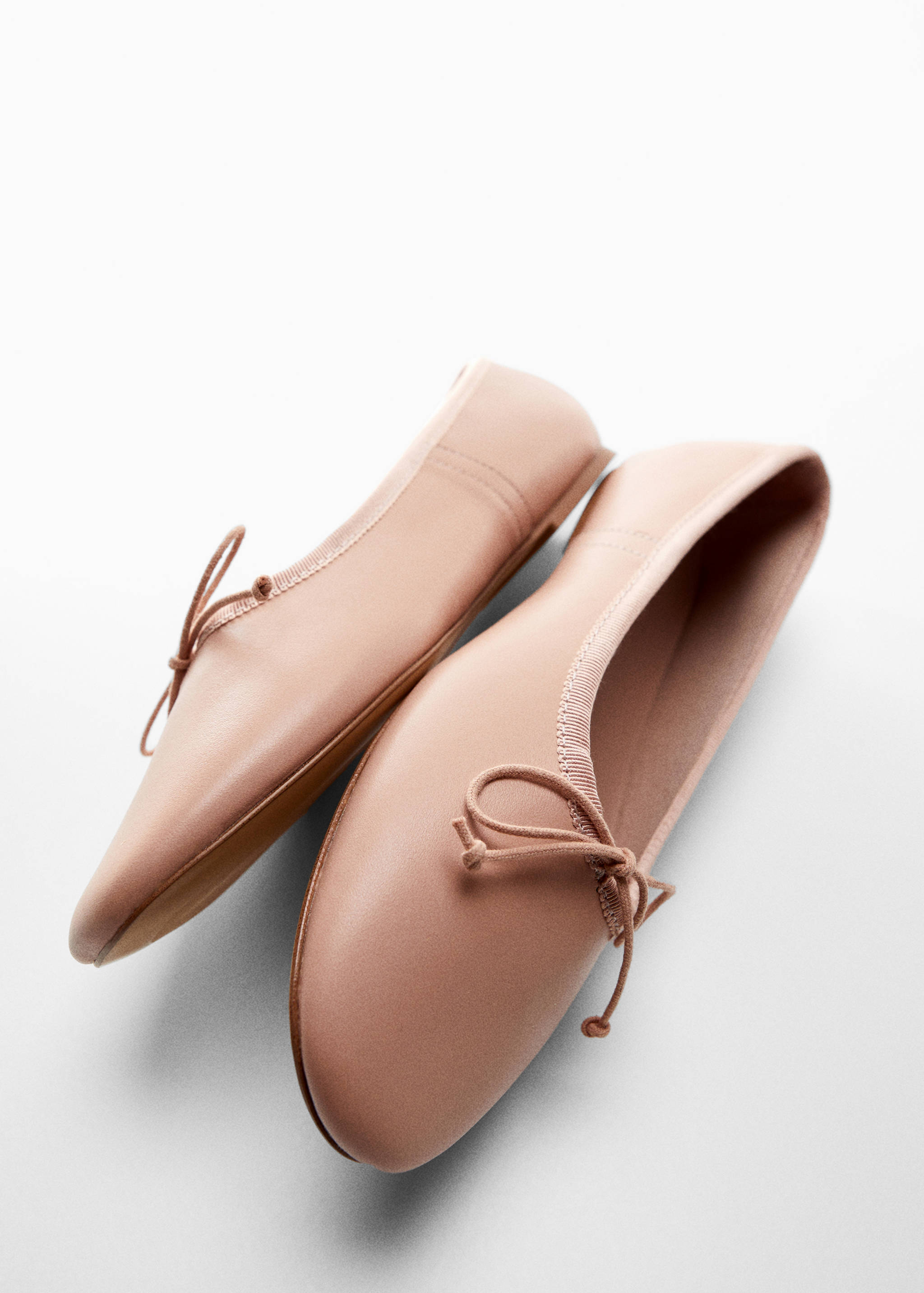 Leather ballet flats with bow - Details of the article 5