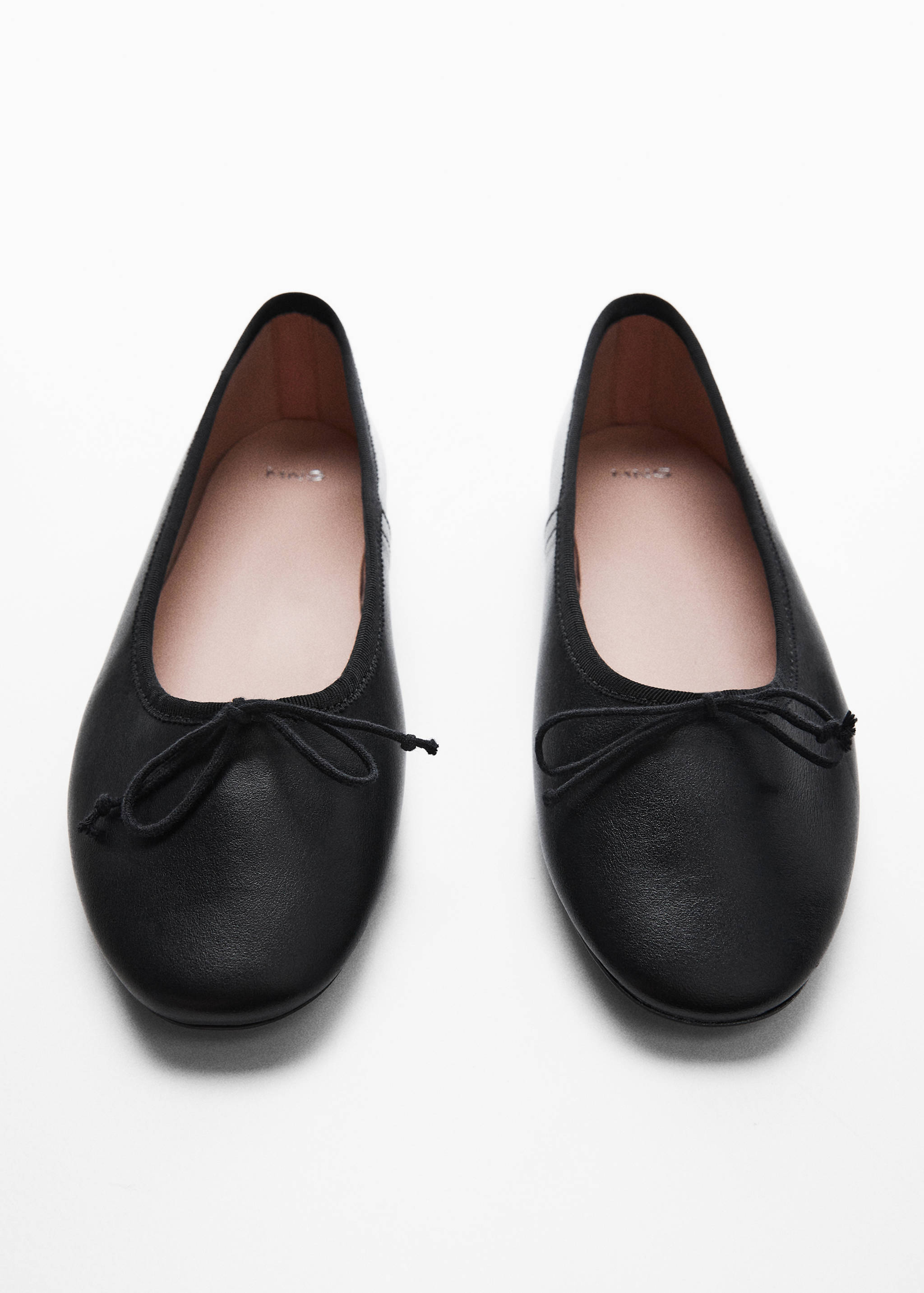 Leather ballet flats with bow - Details of the article 5