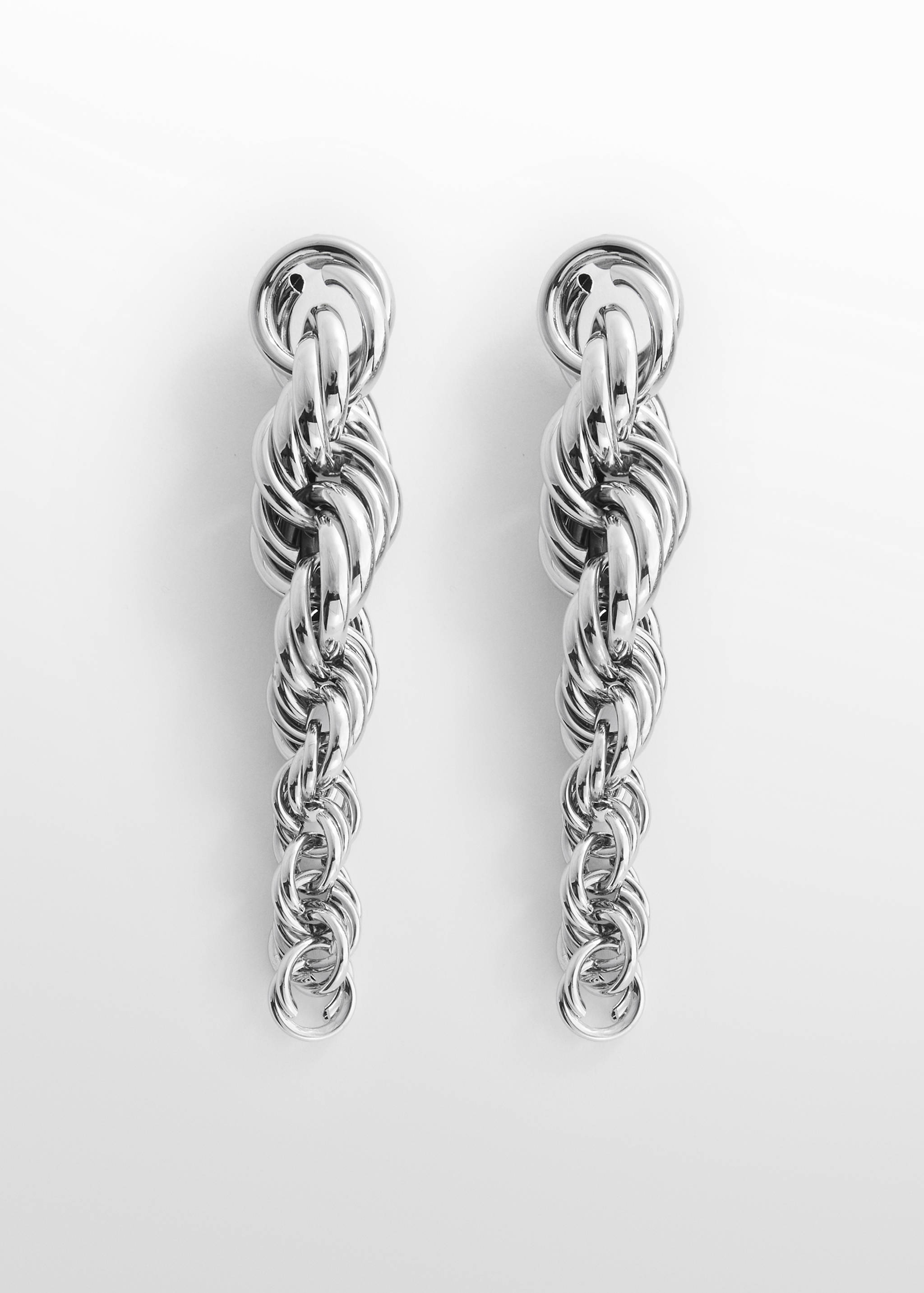 Braided long earrings - Article without model