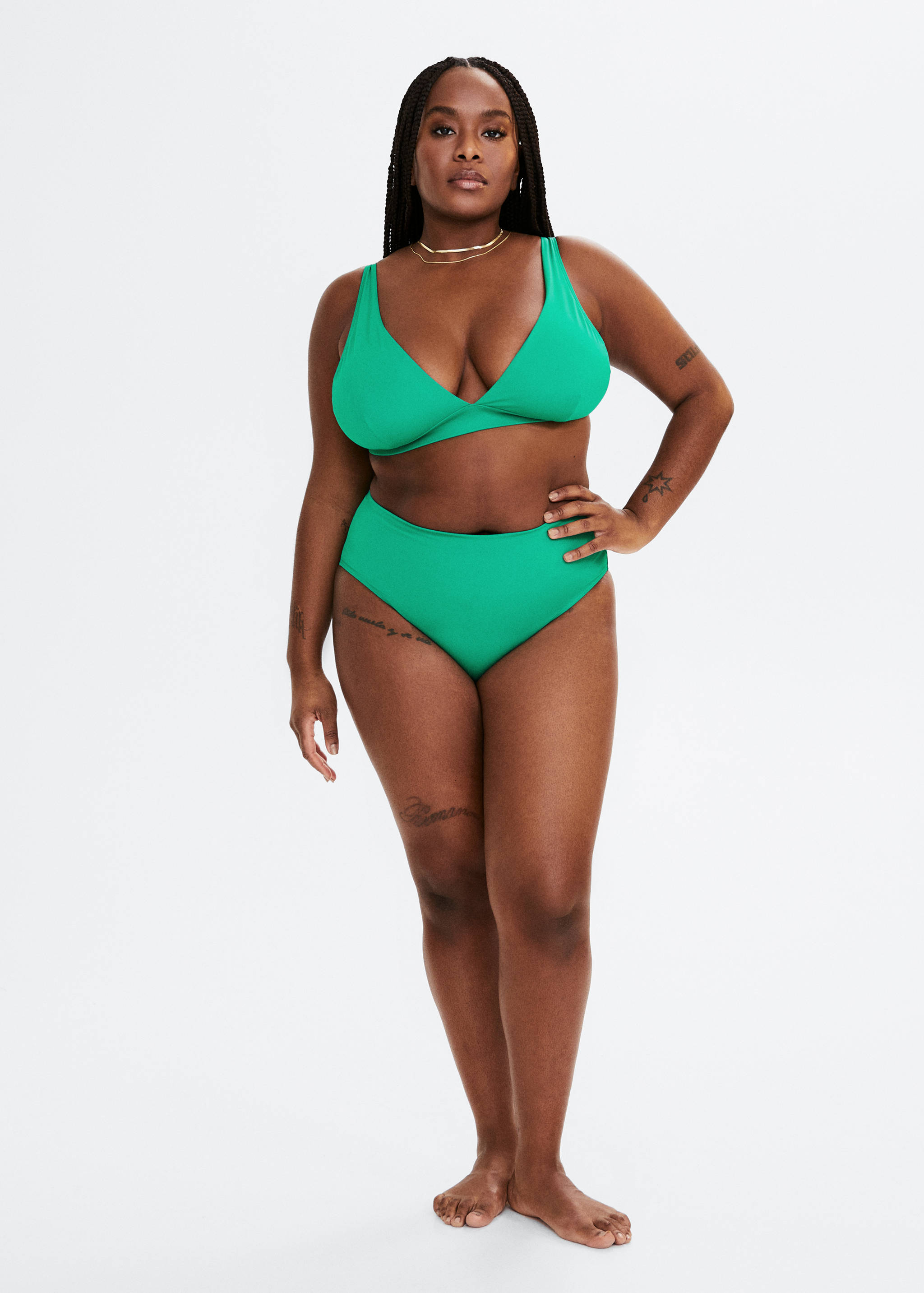 High-waist bikini bottoms - General plane