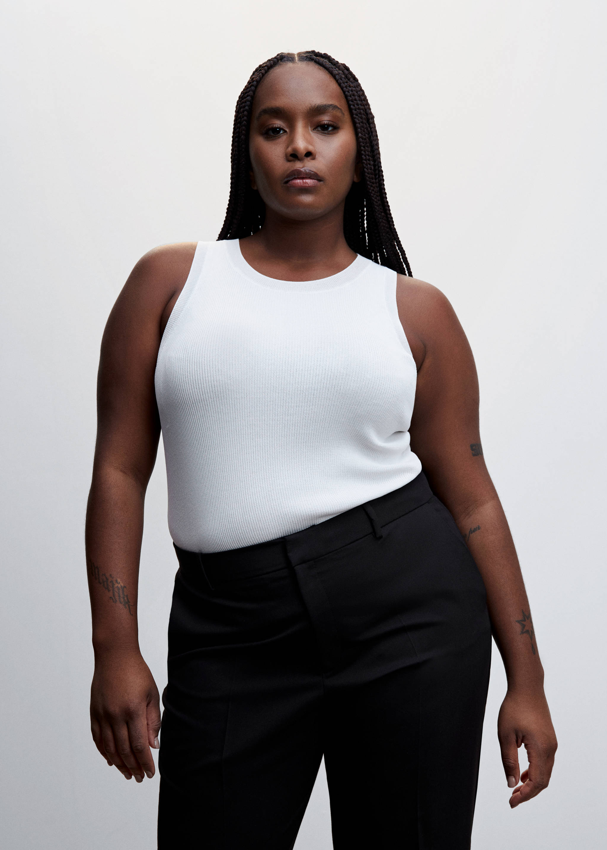 Stricktop mit breiten Trägern - Detail des Artikels 5