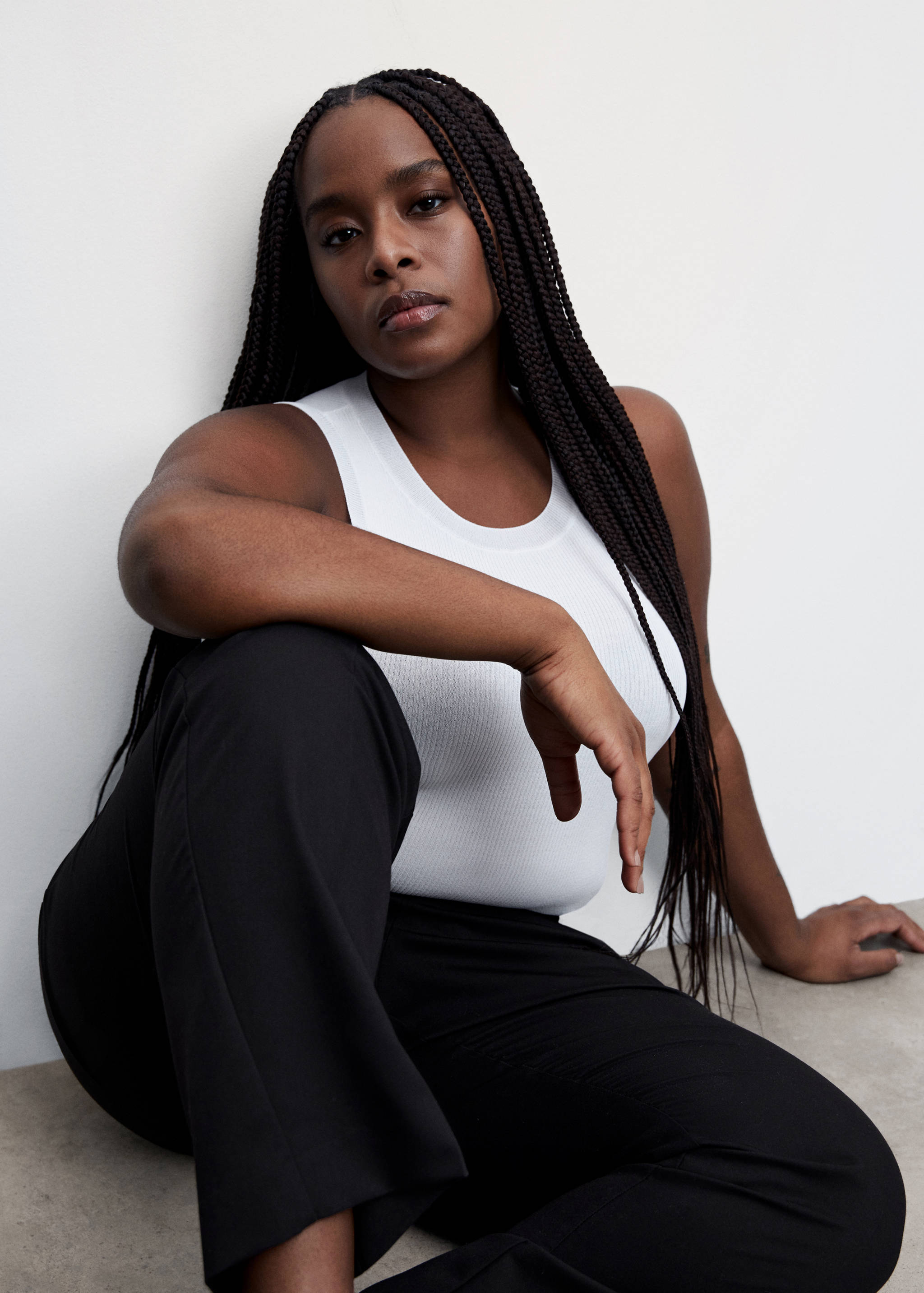 Stricktop mit breiten Trägern - Detail des Artikels 4