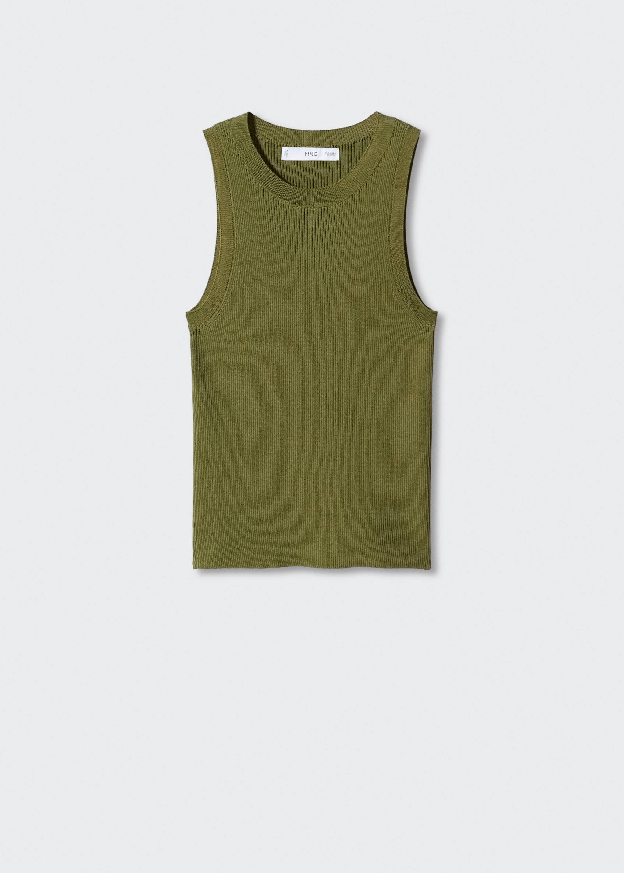 Knitted top with wide straps - Article without model