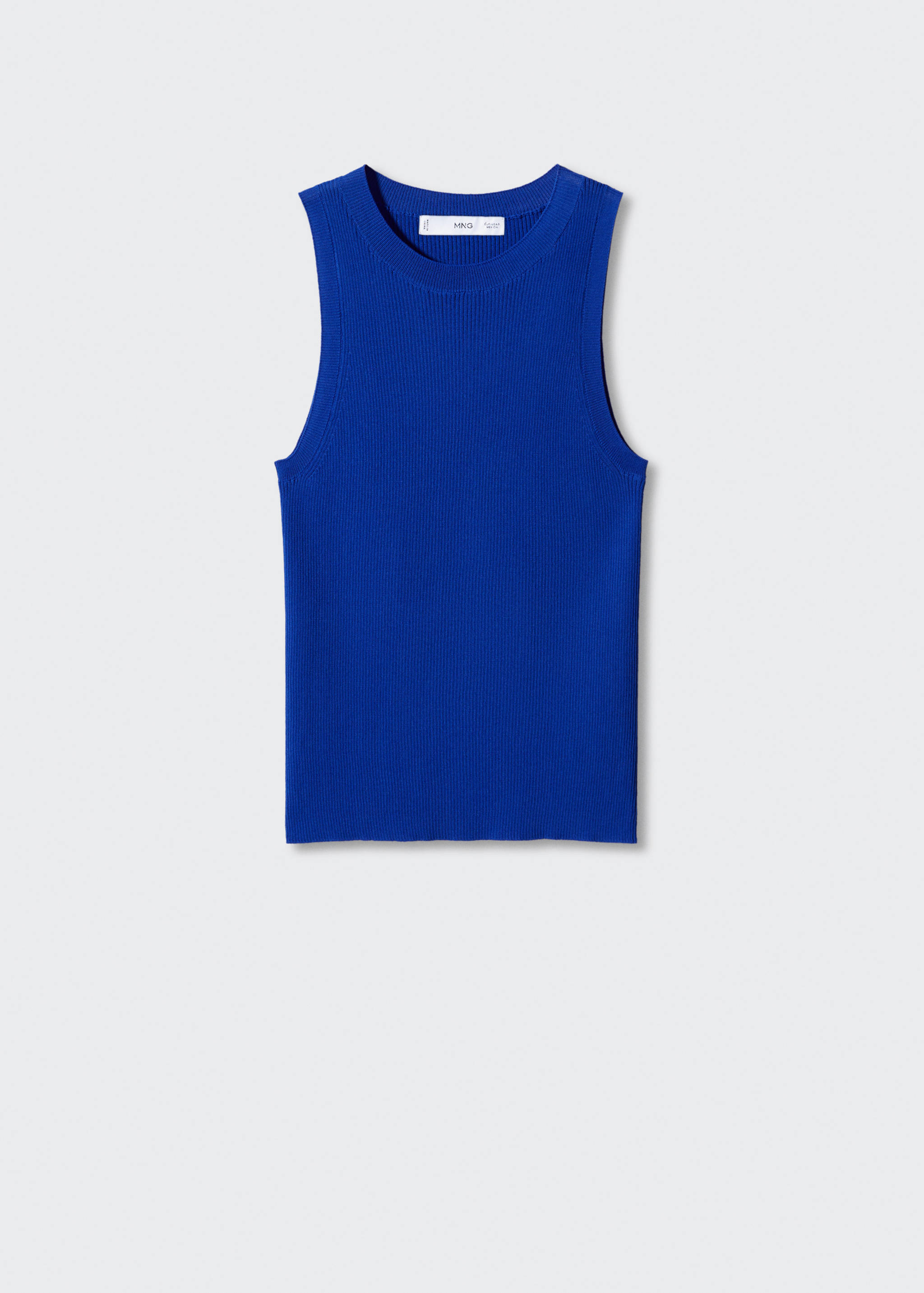 Knitted top with wide straps - Article without model