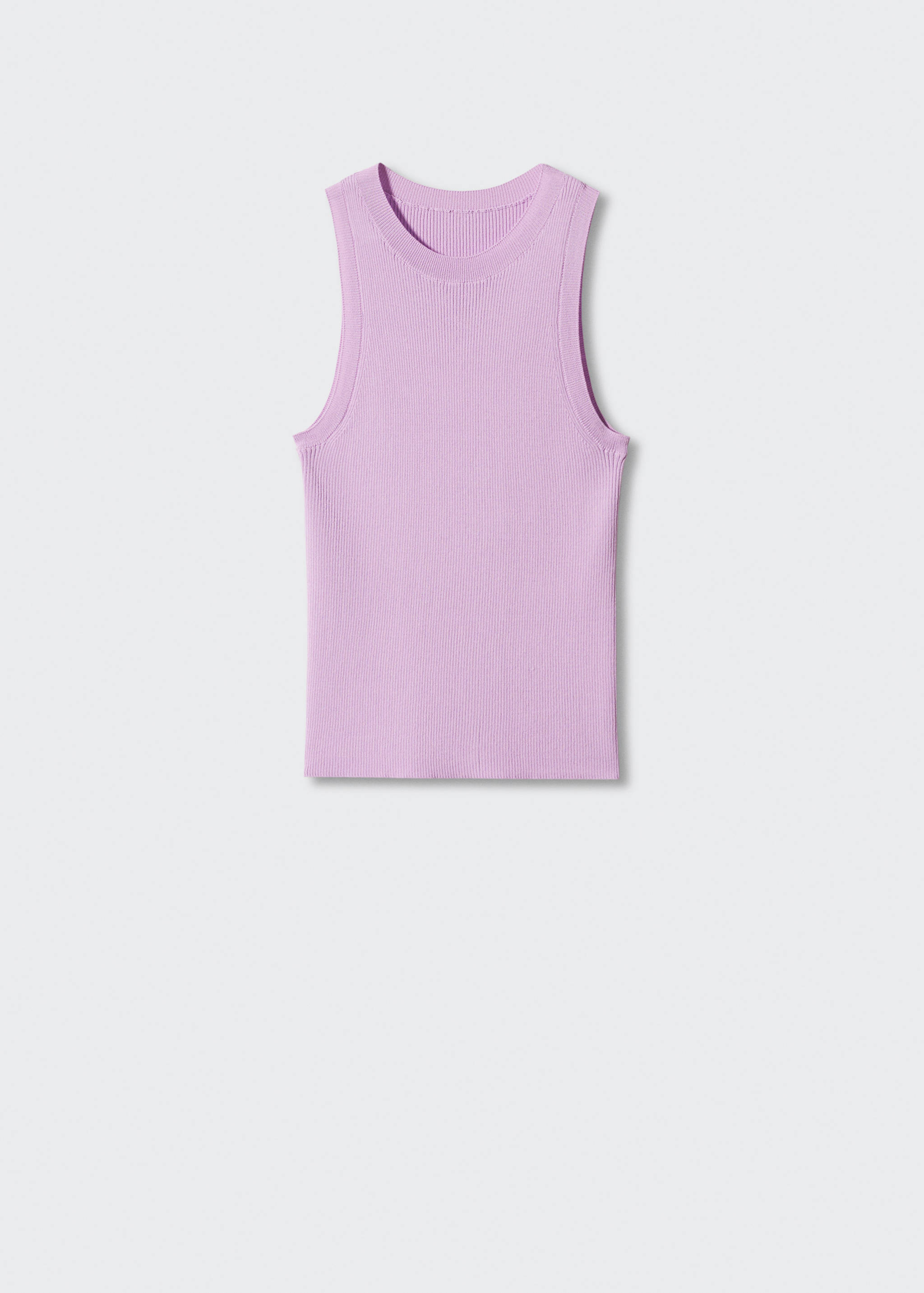 Knitted top with wide straps - Article without model