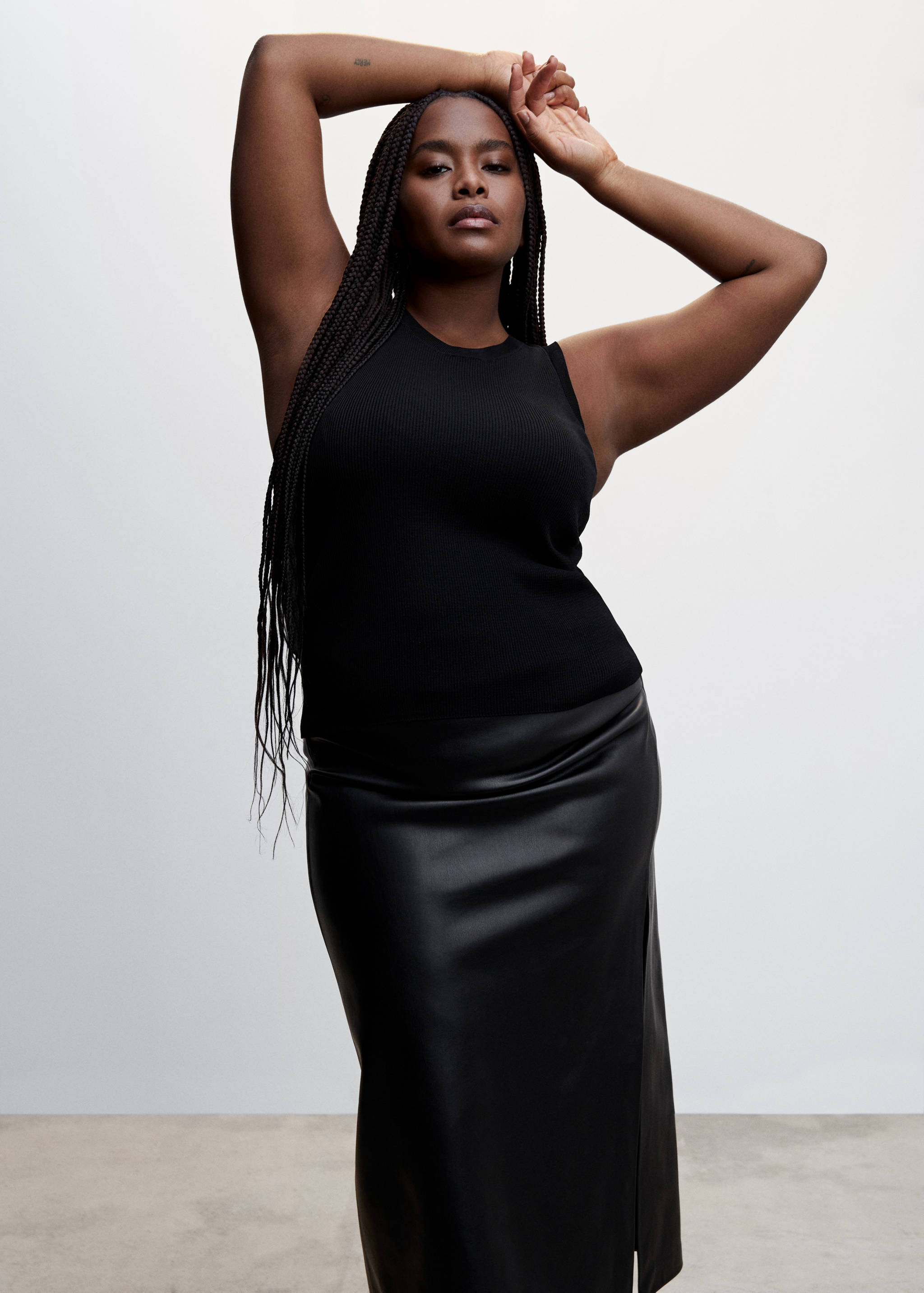 Stricktop mit breiten Trägern - Detail des Artikels 5