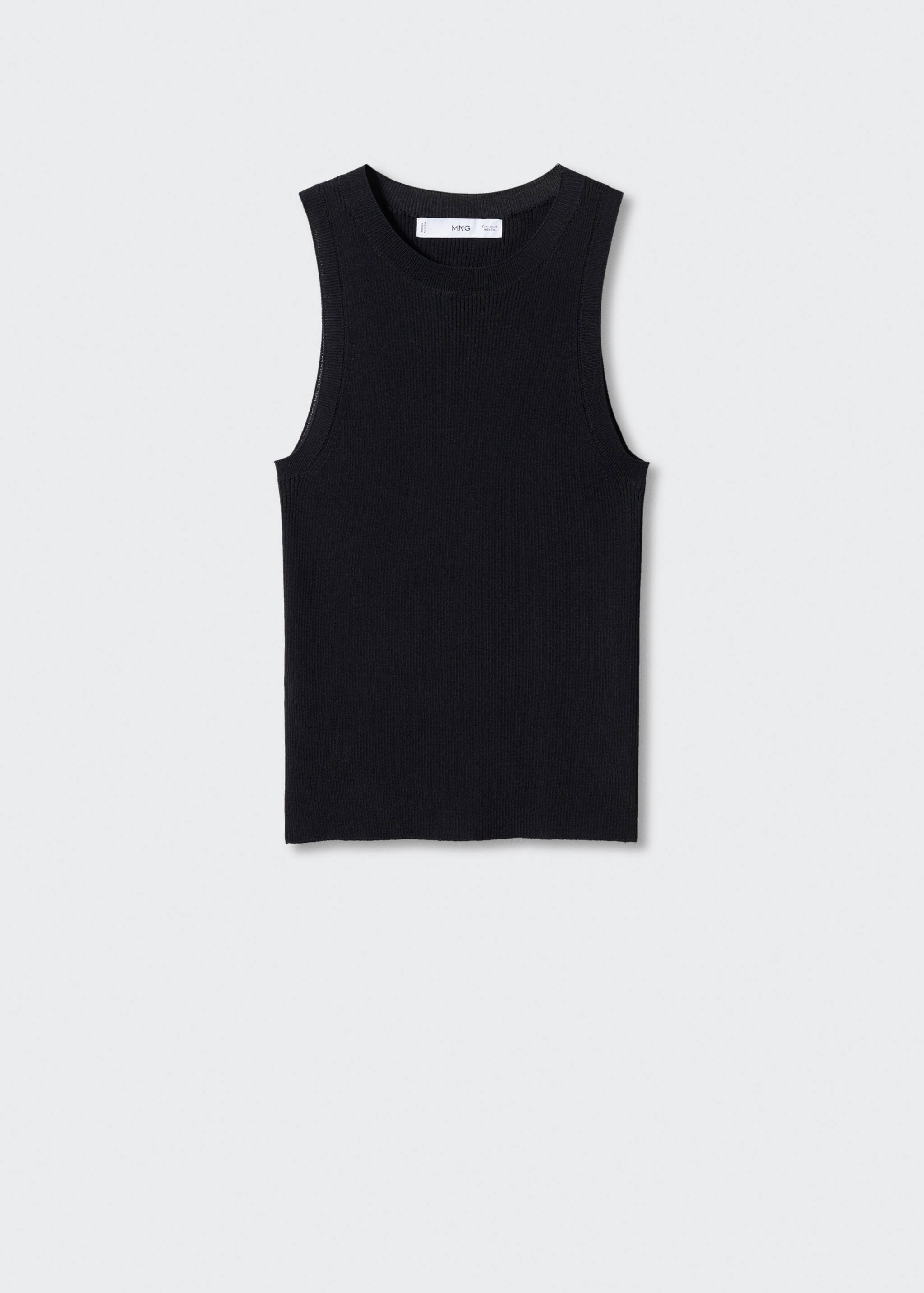 Knitted top with wide straps - Article without model