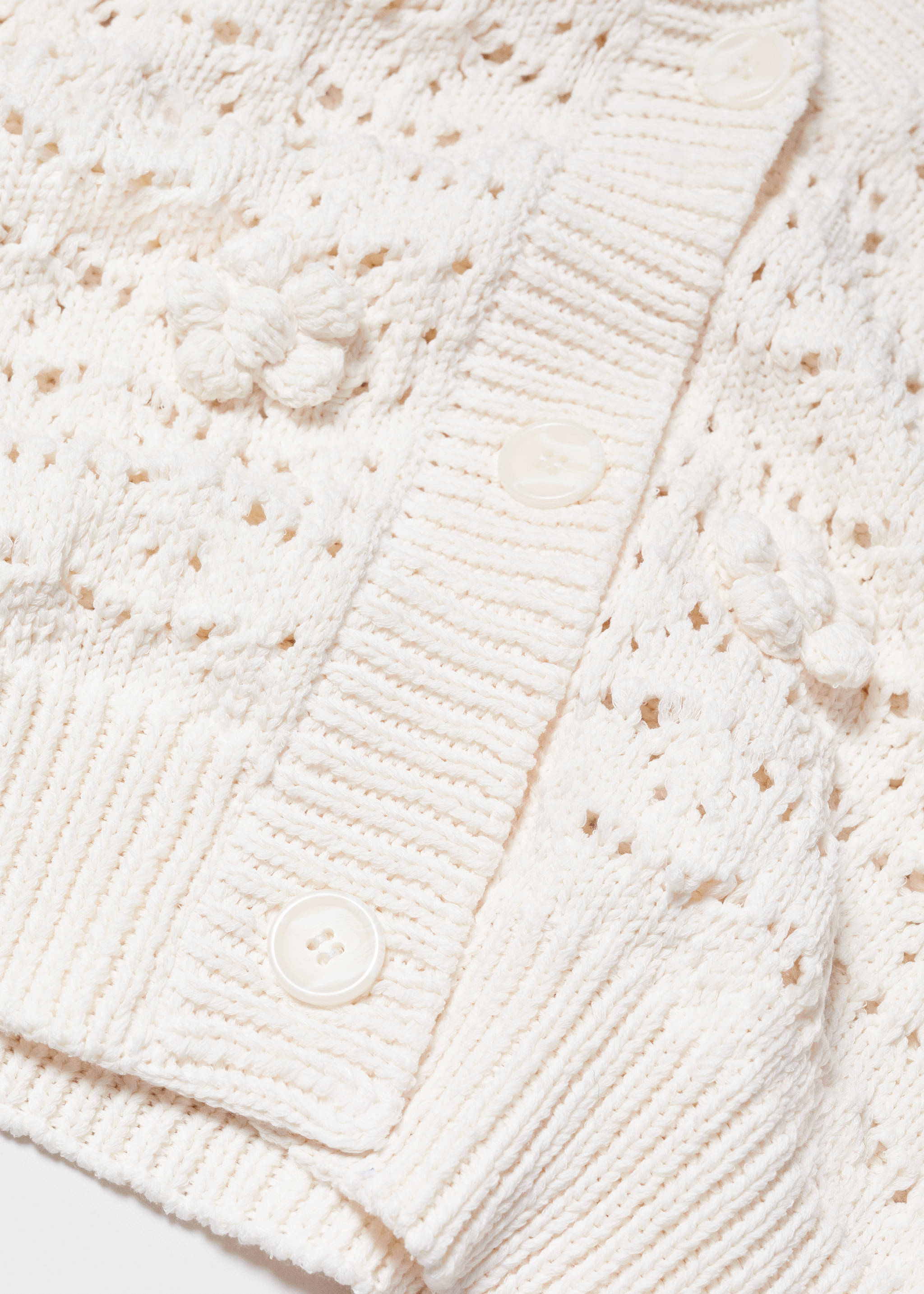 Openwork knit cardigan - Details of the article 8