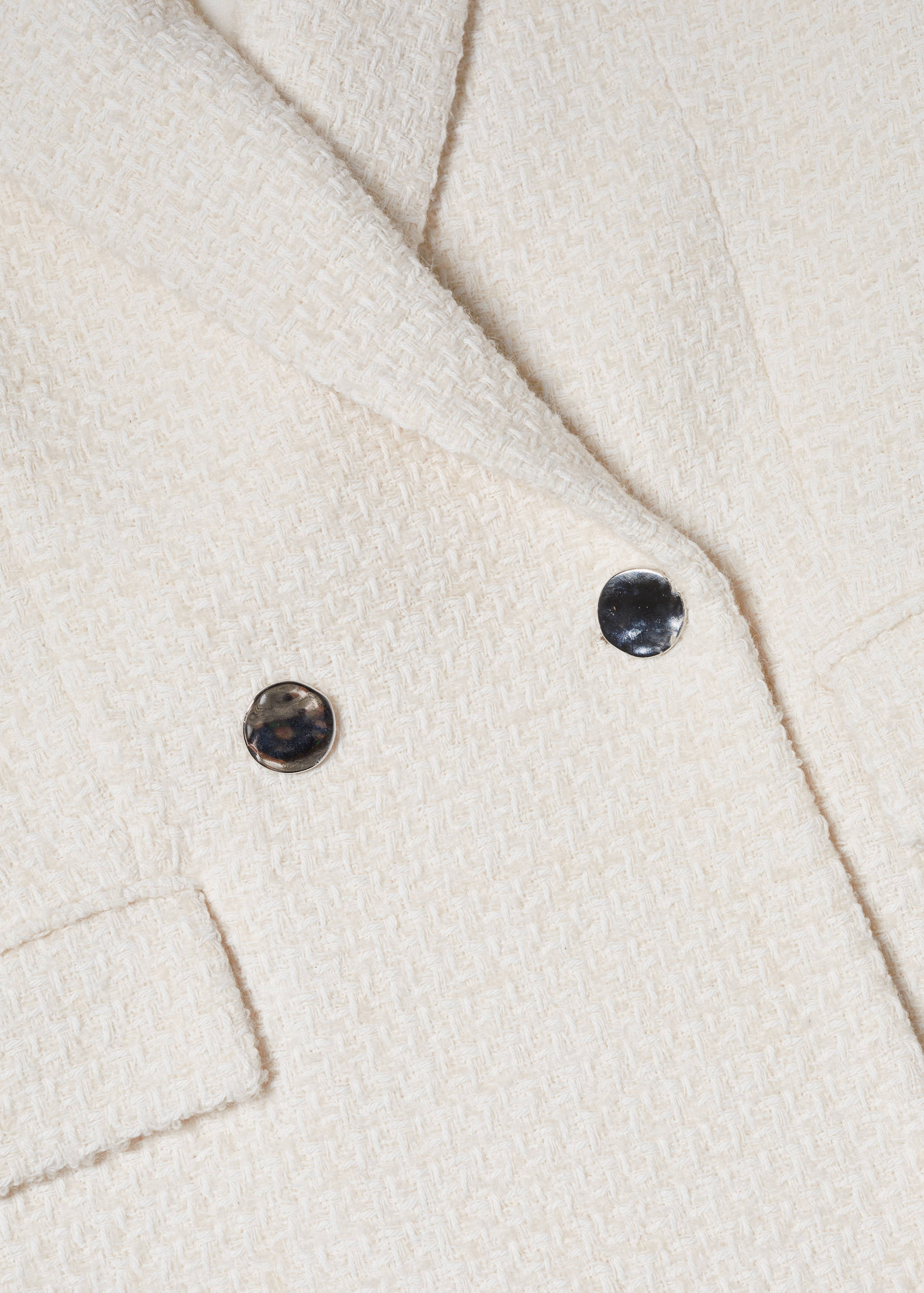 Buttons tweed blazer - Details of the article 8