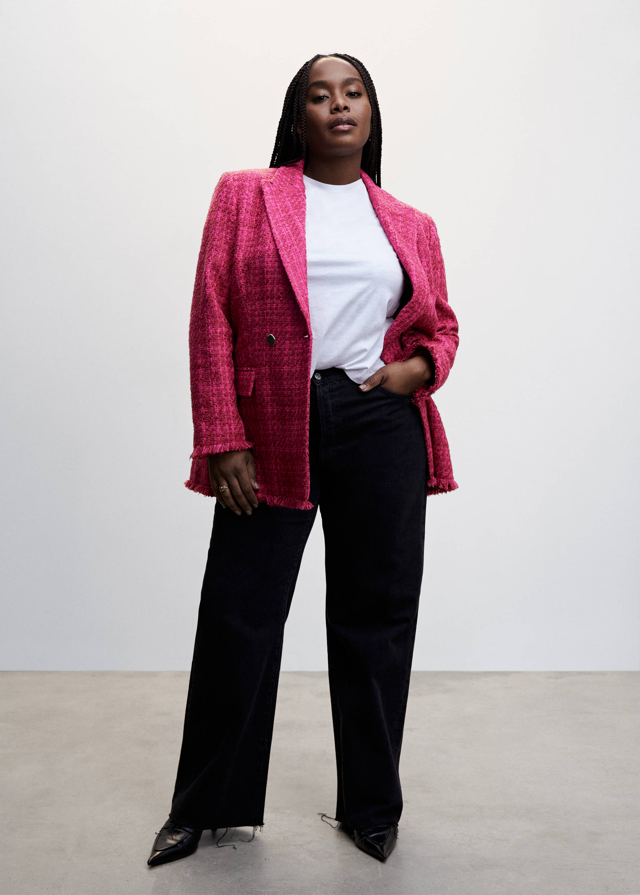 Buttons tweed blazer - Details of the article 3