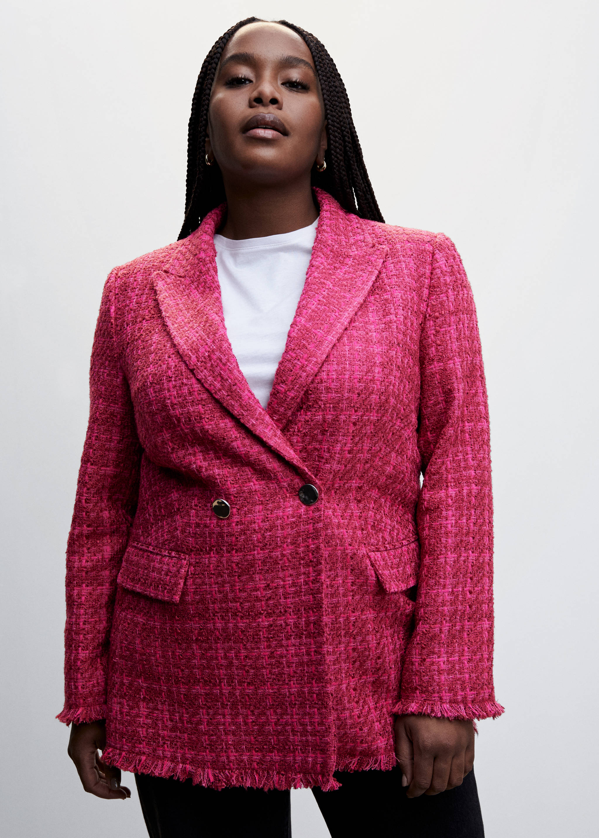 Buttons tweed blazer - Details of the article 5