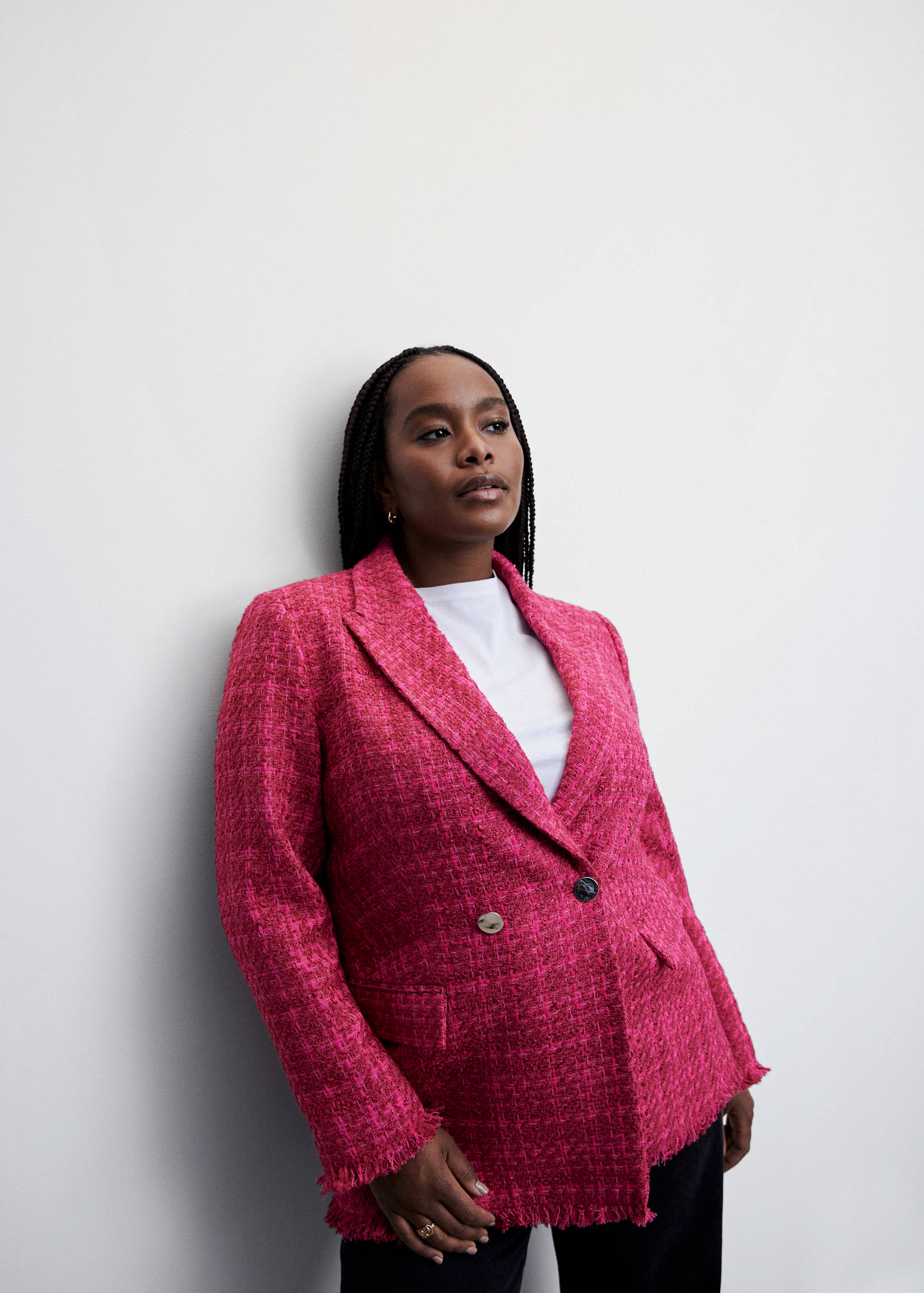 Buttons tweed blazer - Details of the article 4