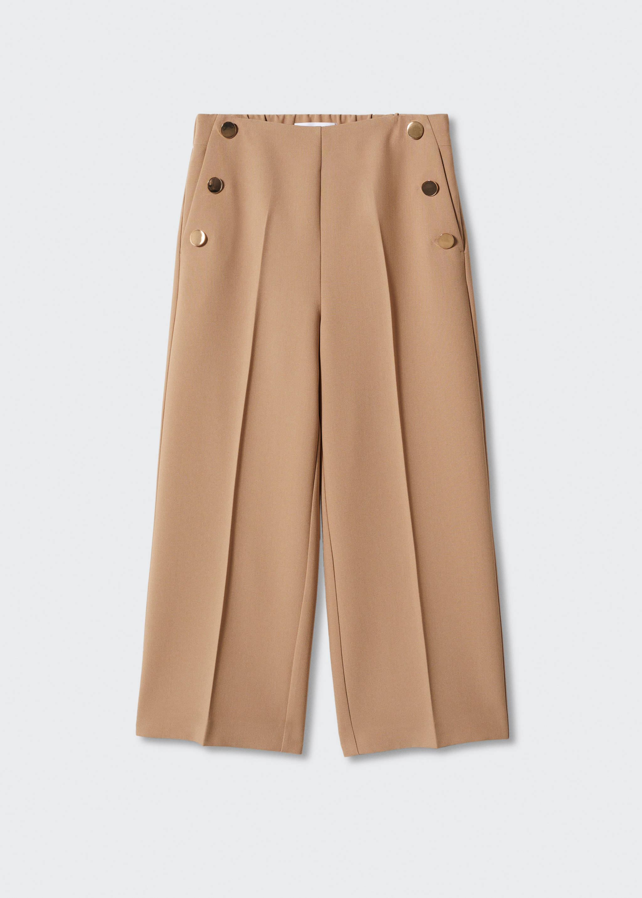 Cropped button trousers - Article without model