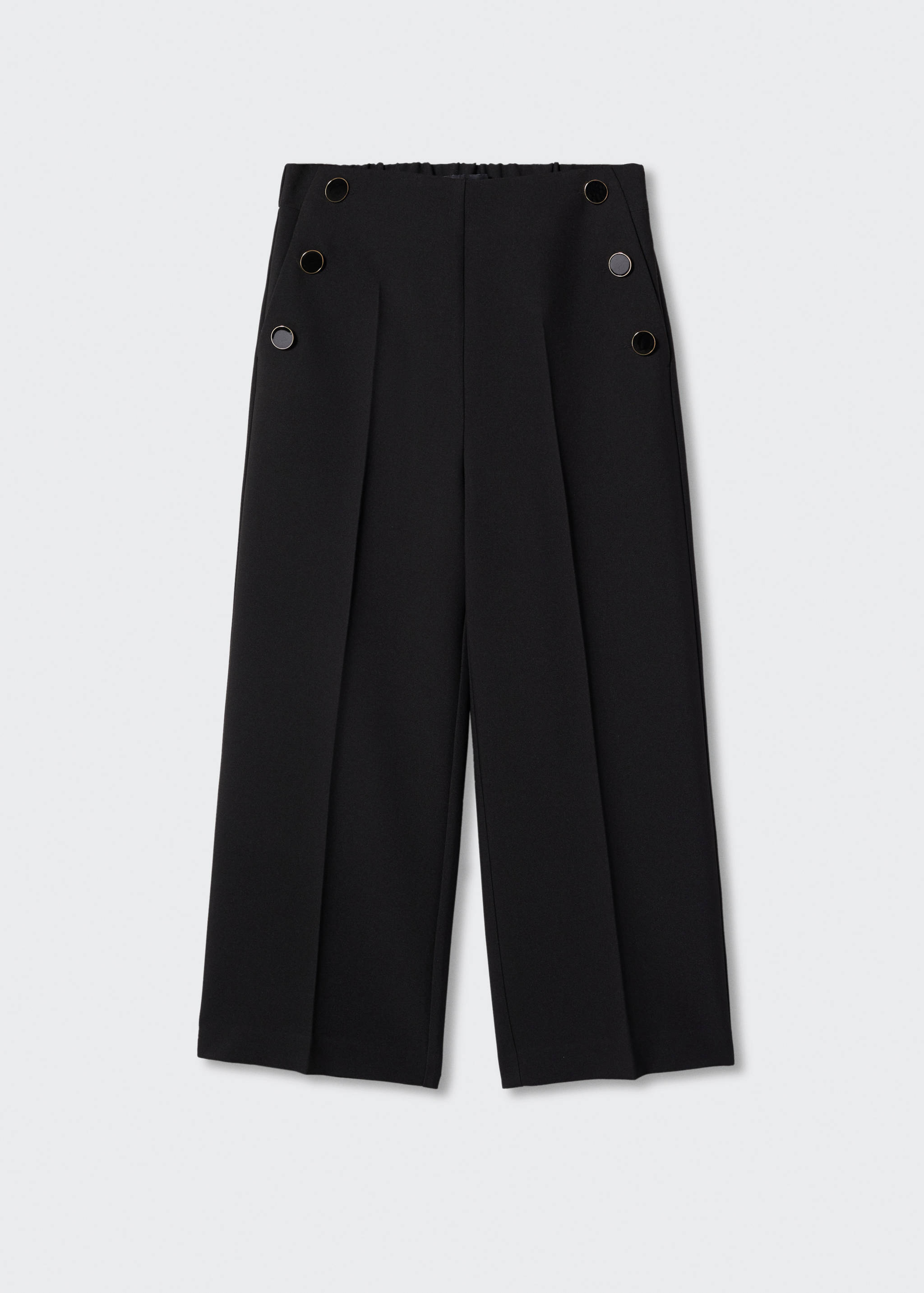 Cropped button trousers - Article without model
