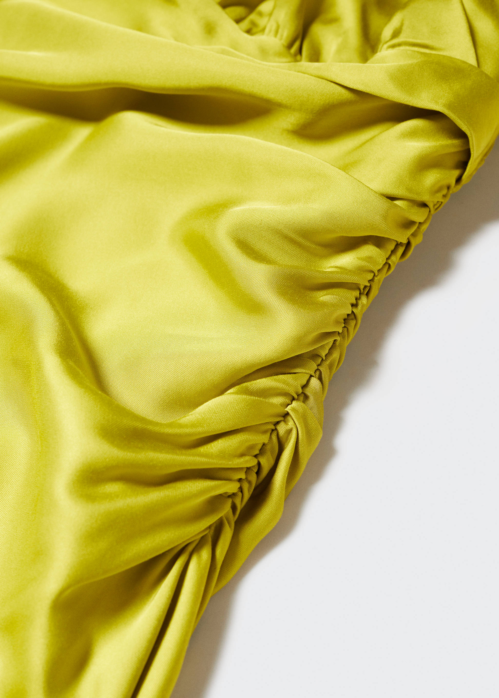 Asymmetrisches Satinkleid - Detail des Artikels 8