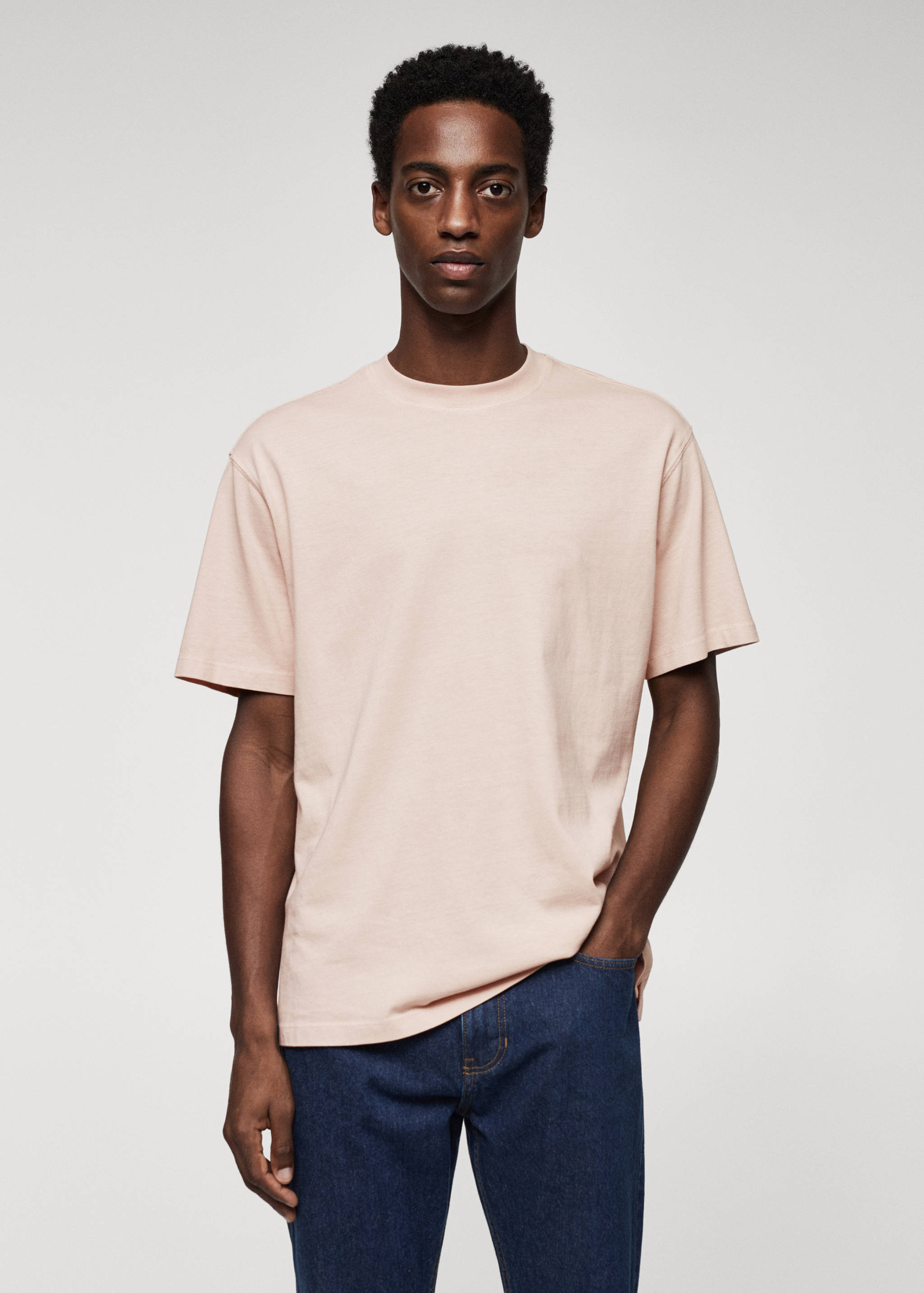 Samarreta 100% cotó relaxed fit - Pla mig