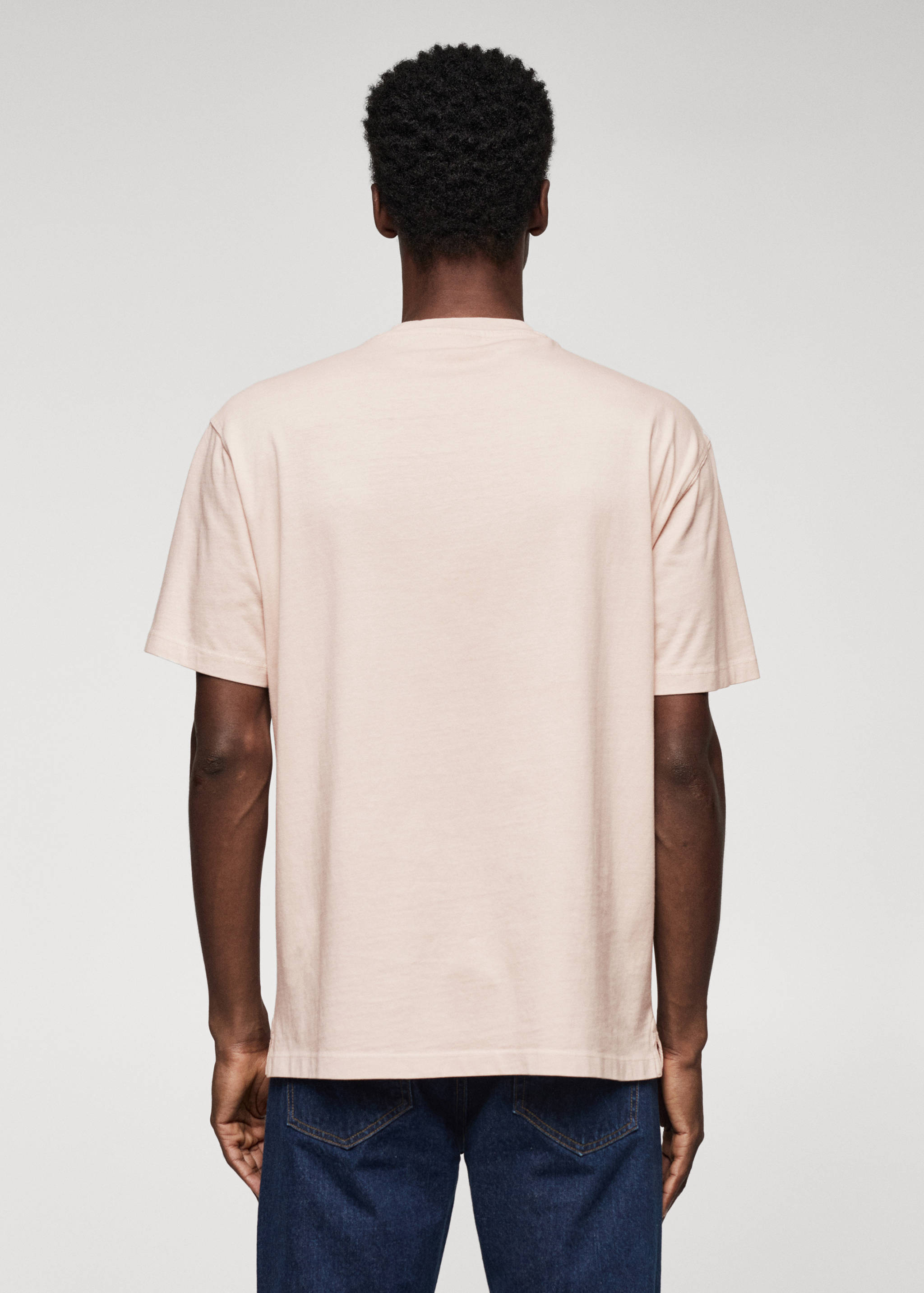 Samarreta 100% cotó relaxed fit - Revers de l'article