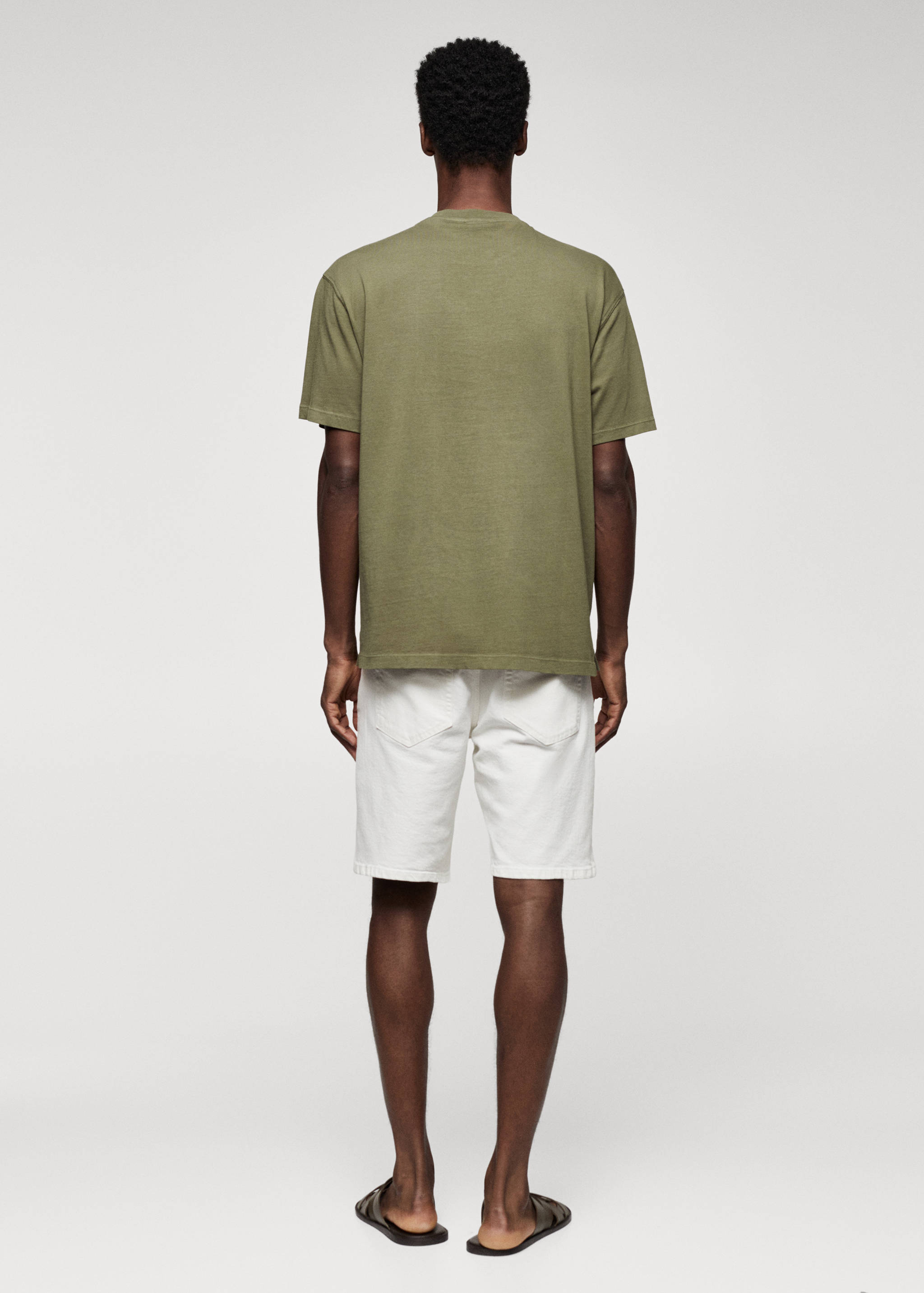 Samarreta 100% cotó relaxed fit - Revers de l'article