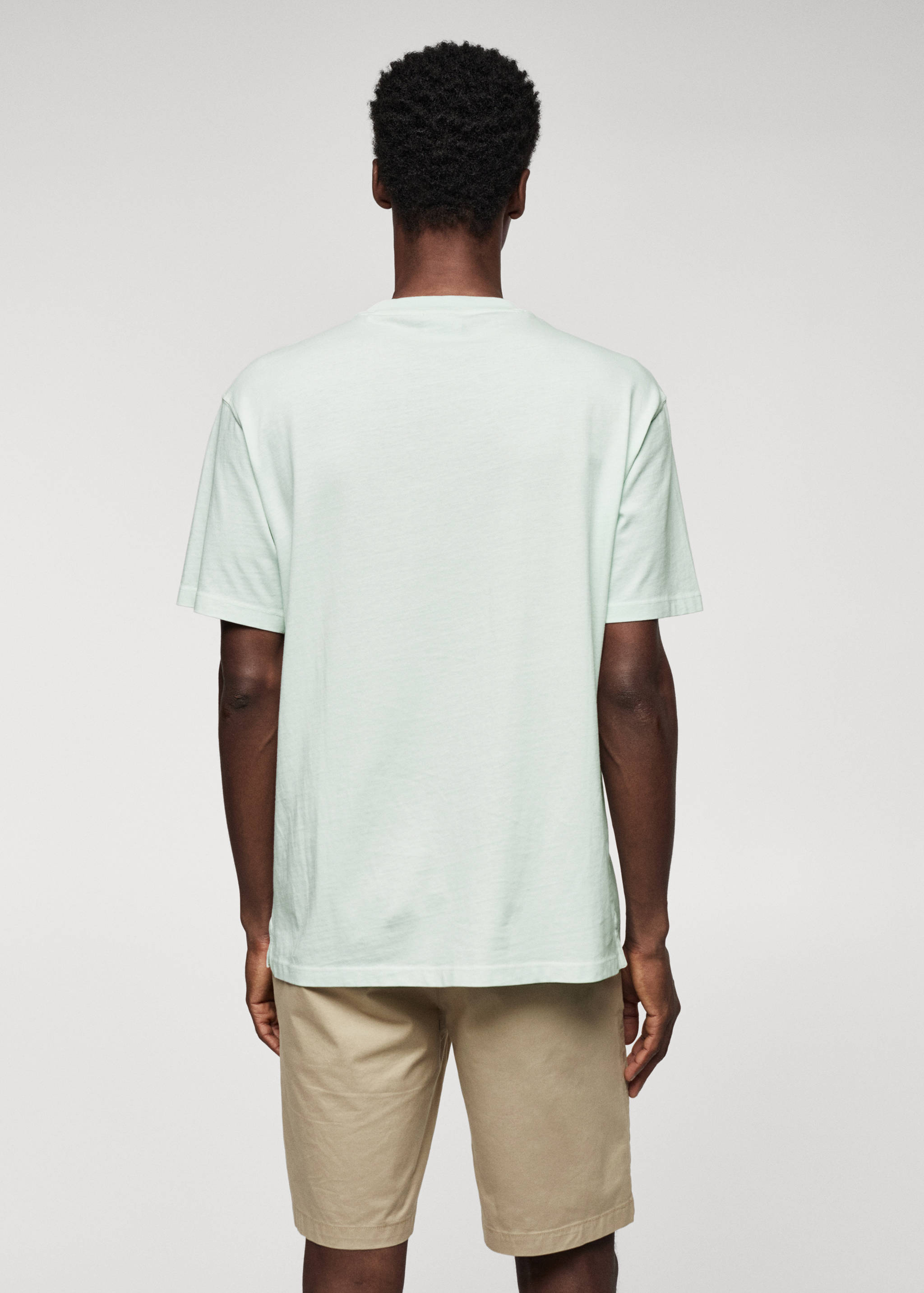 Samarreta 100% cotó relaxed fit - Revers de l'article