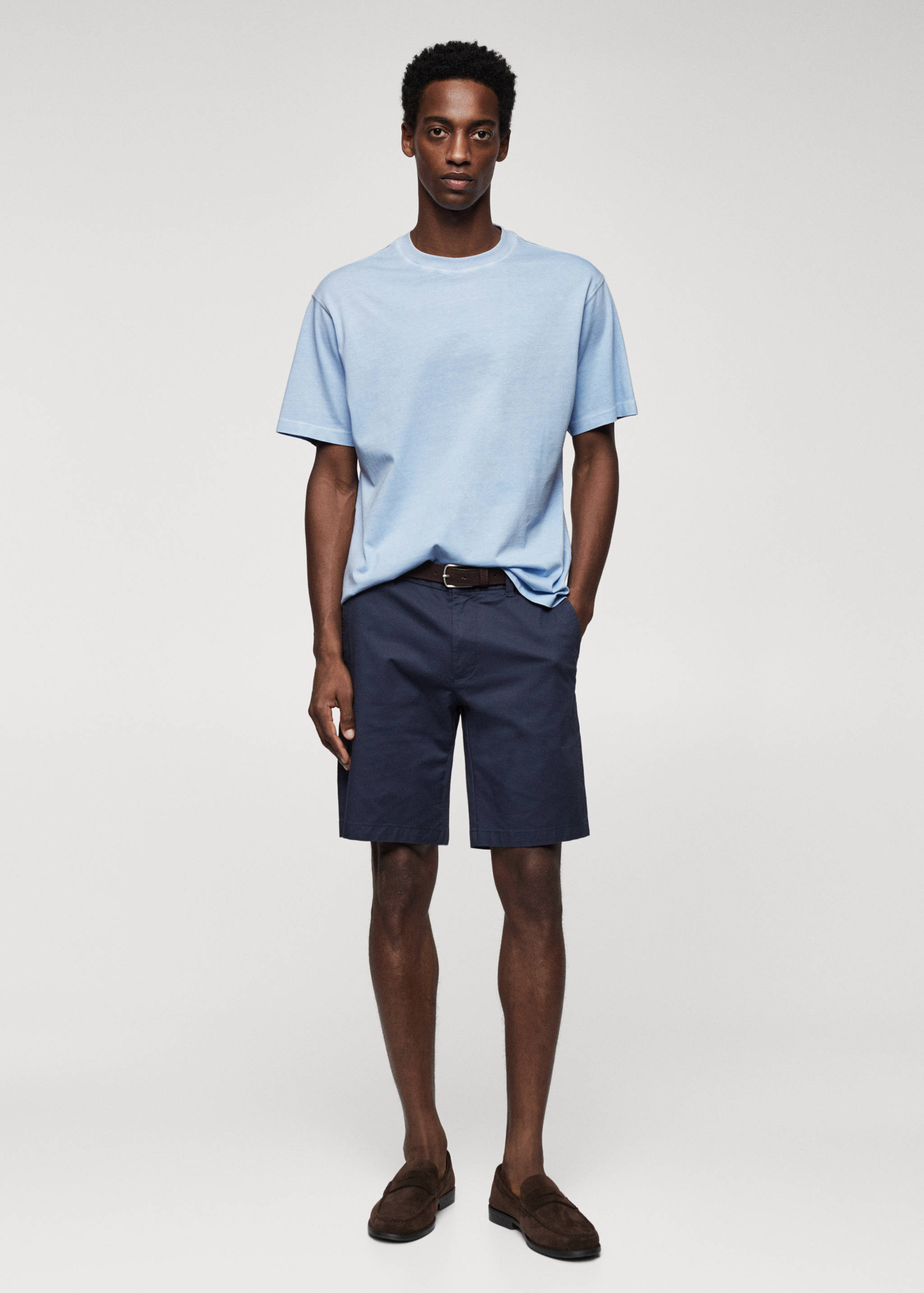 100% cotton relaxed-fit t-shirt - General plane