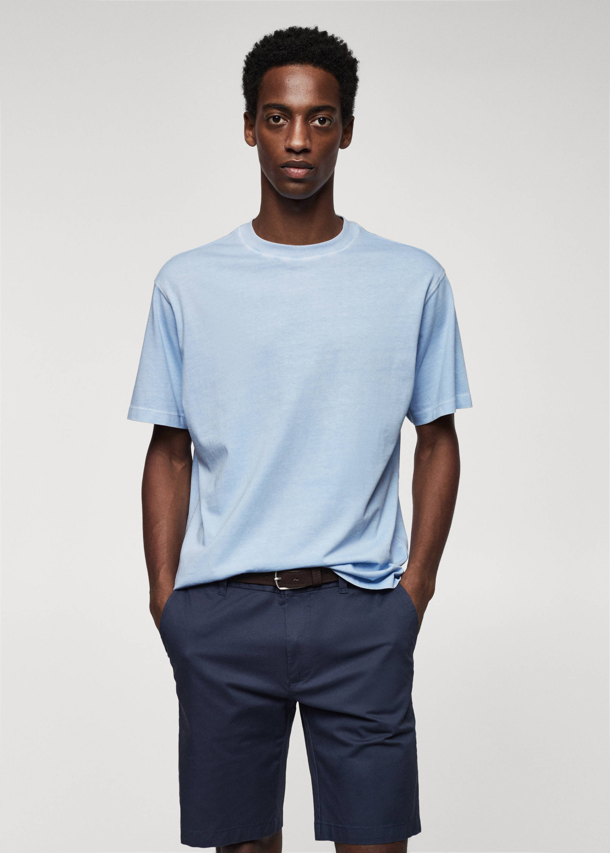 100% cotton relaxed-fit t-shirt - Medium plane