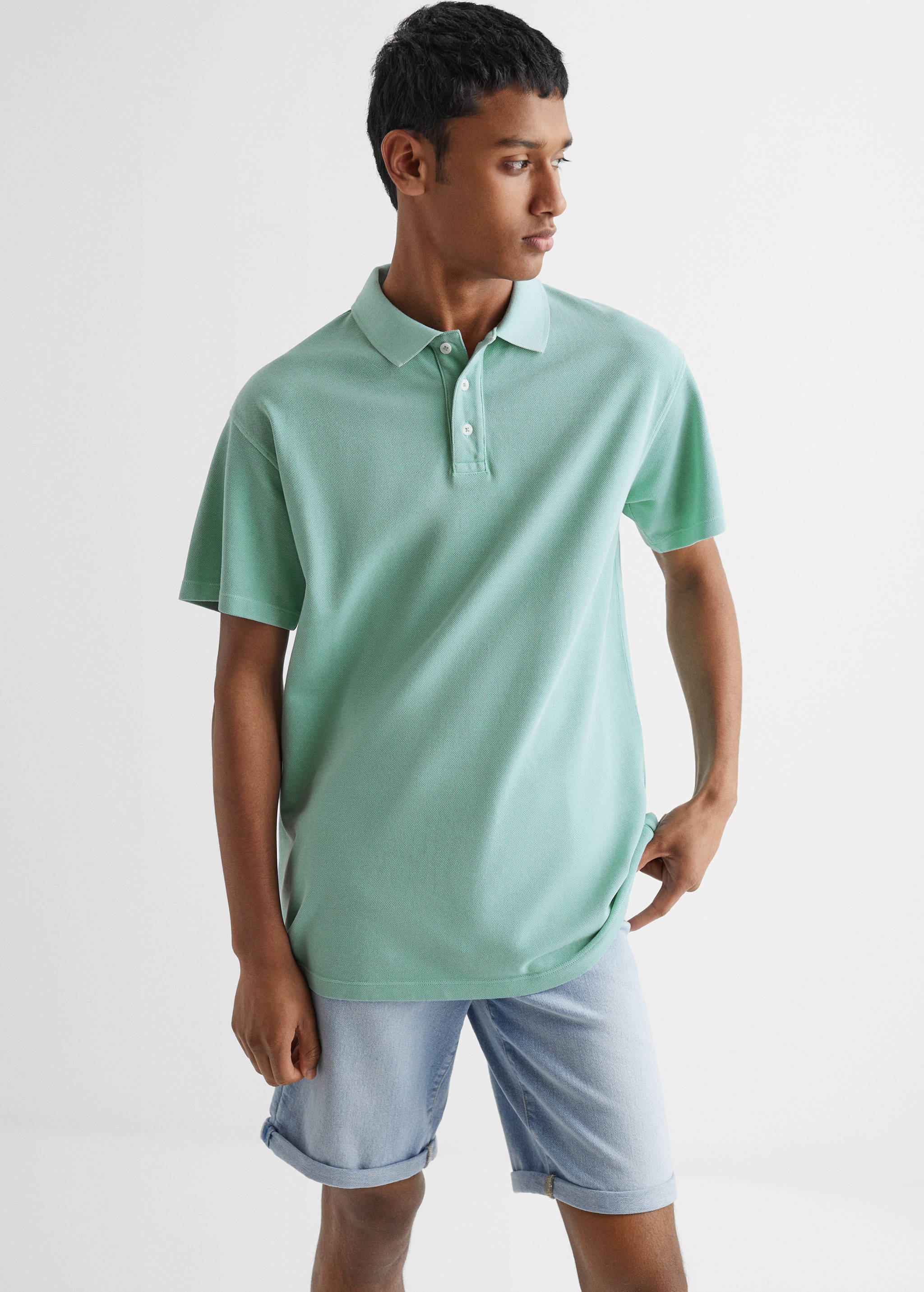 100% cotton polo shirt - Medium plane