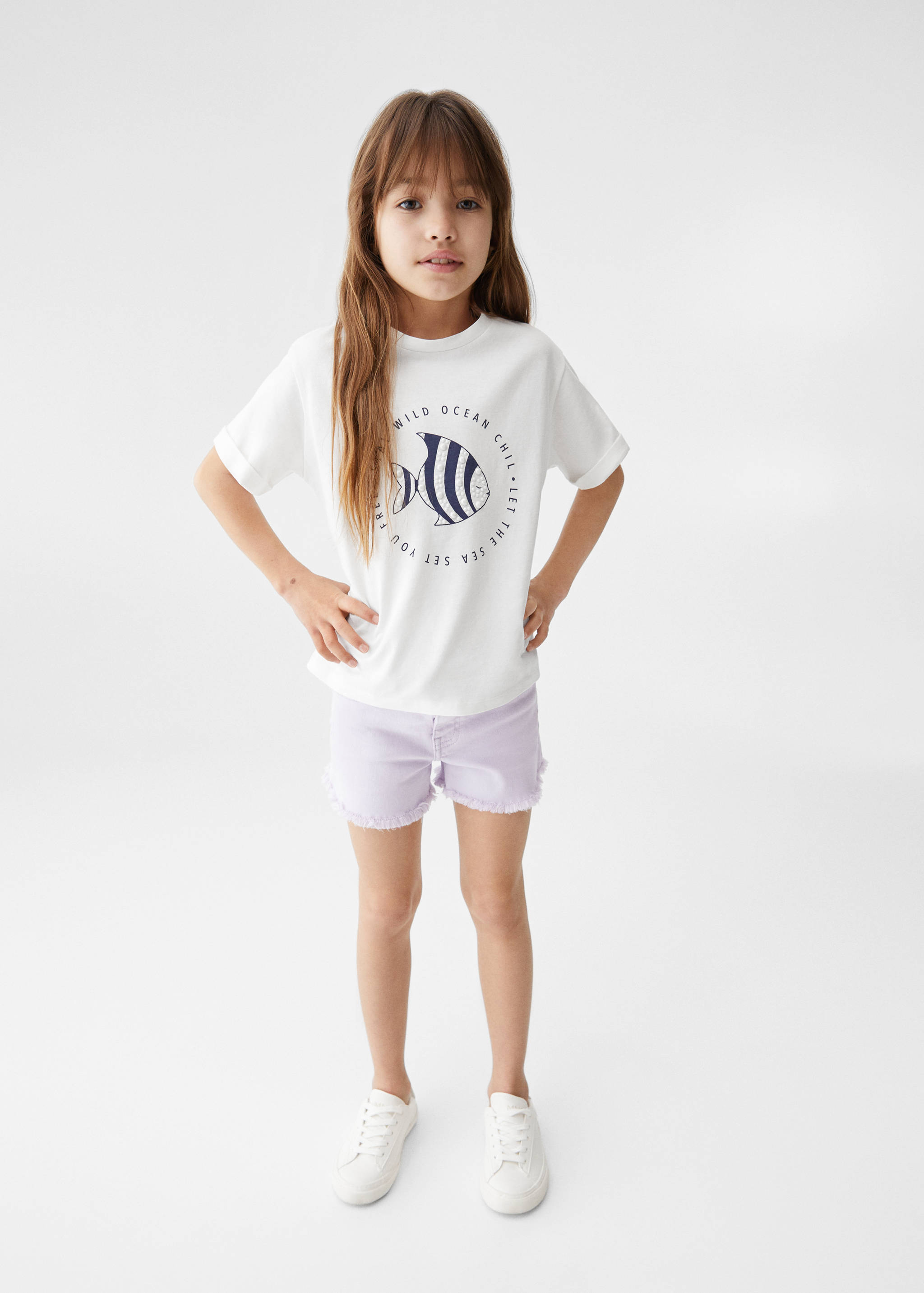 Mönstrad t-shirt relief - Allmän bild