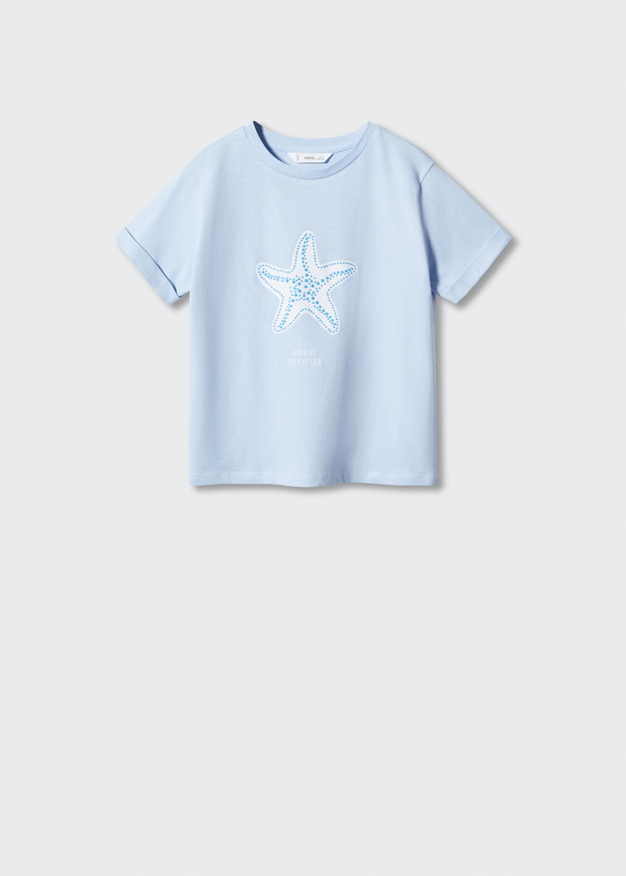 Mönstrad t-shirt relief - Artikel utan modell
