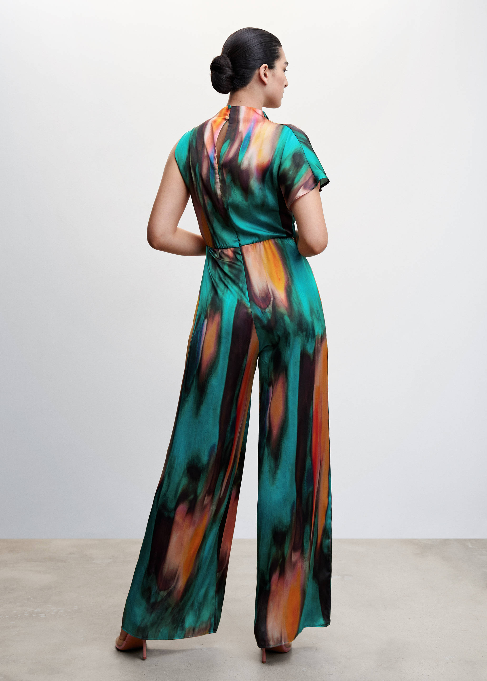 Abstract printed jumpsuit - Reverse of the article
