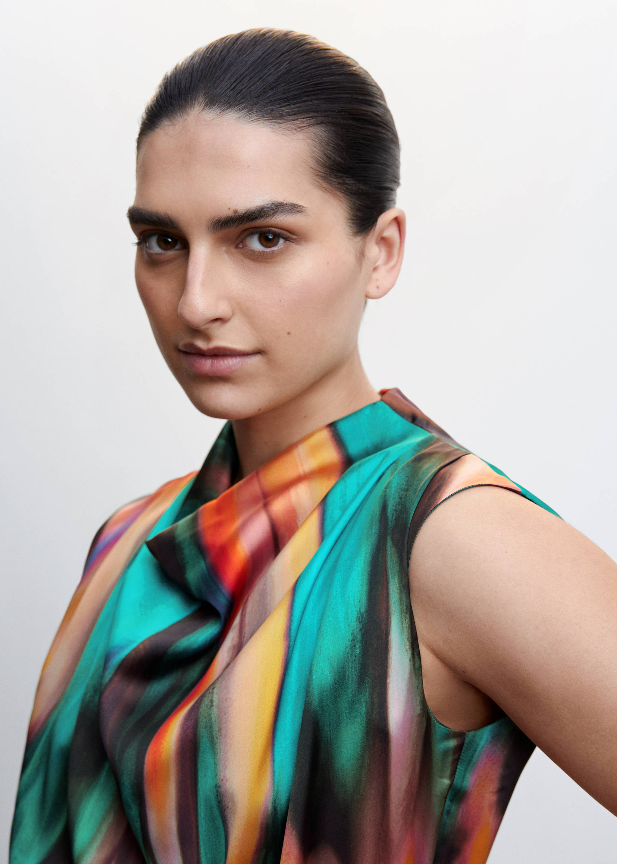 Abstract printed jumpsuit - Details of the article 1