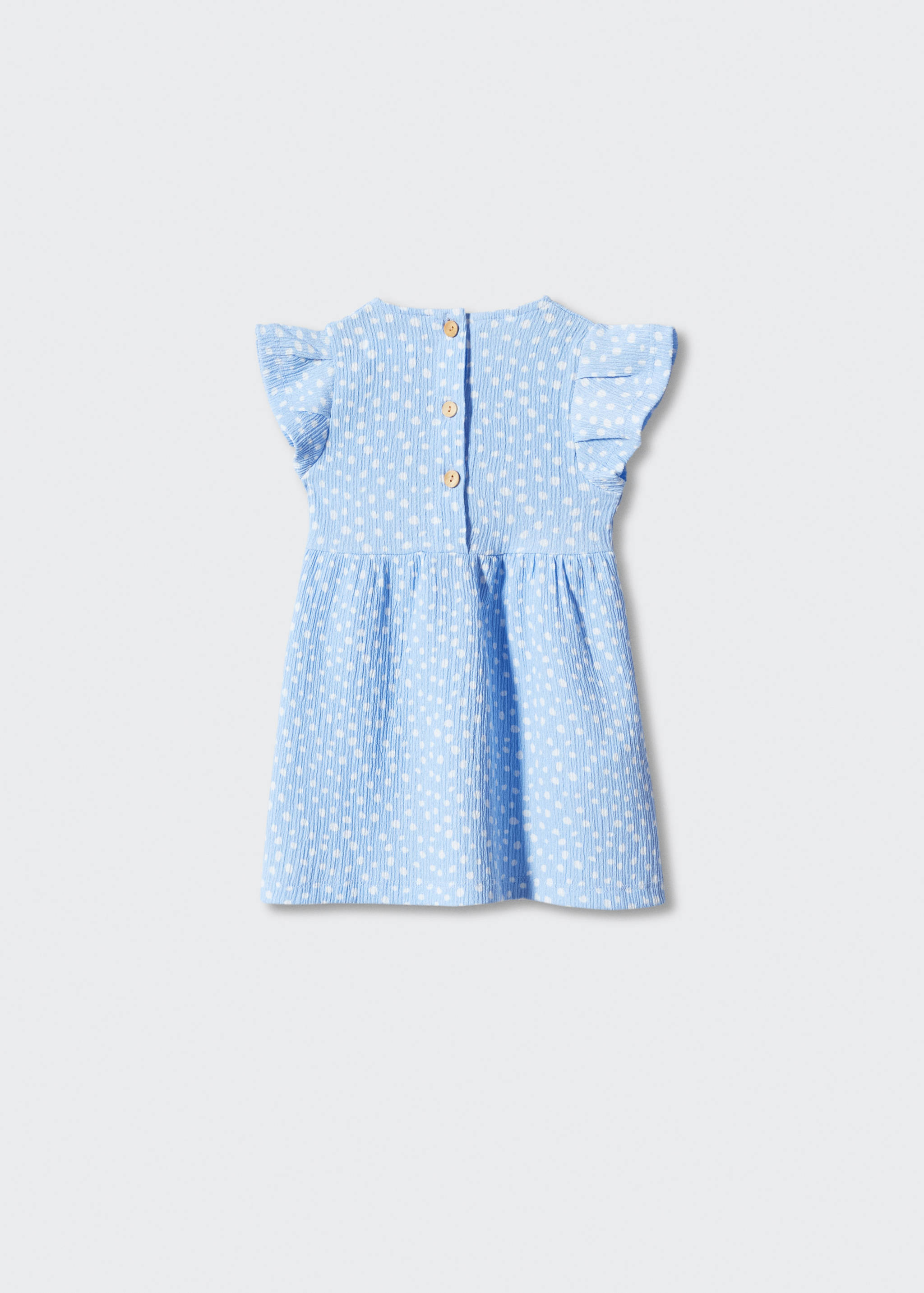 Polka-dot print dress - Reverse of the article