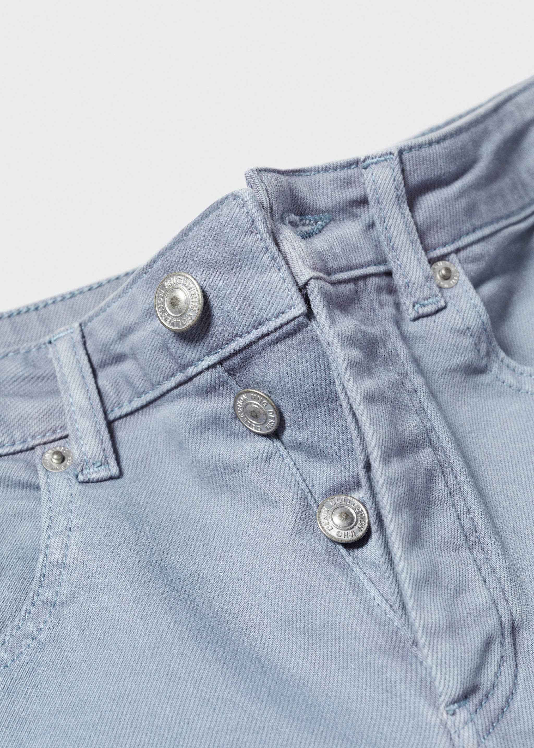Cotton denim shorts - Details of the article 8