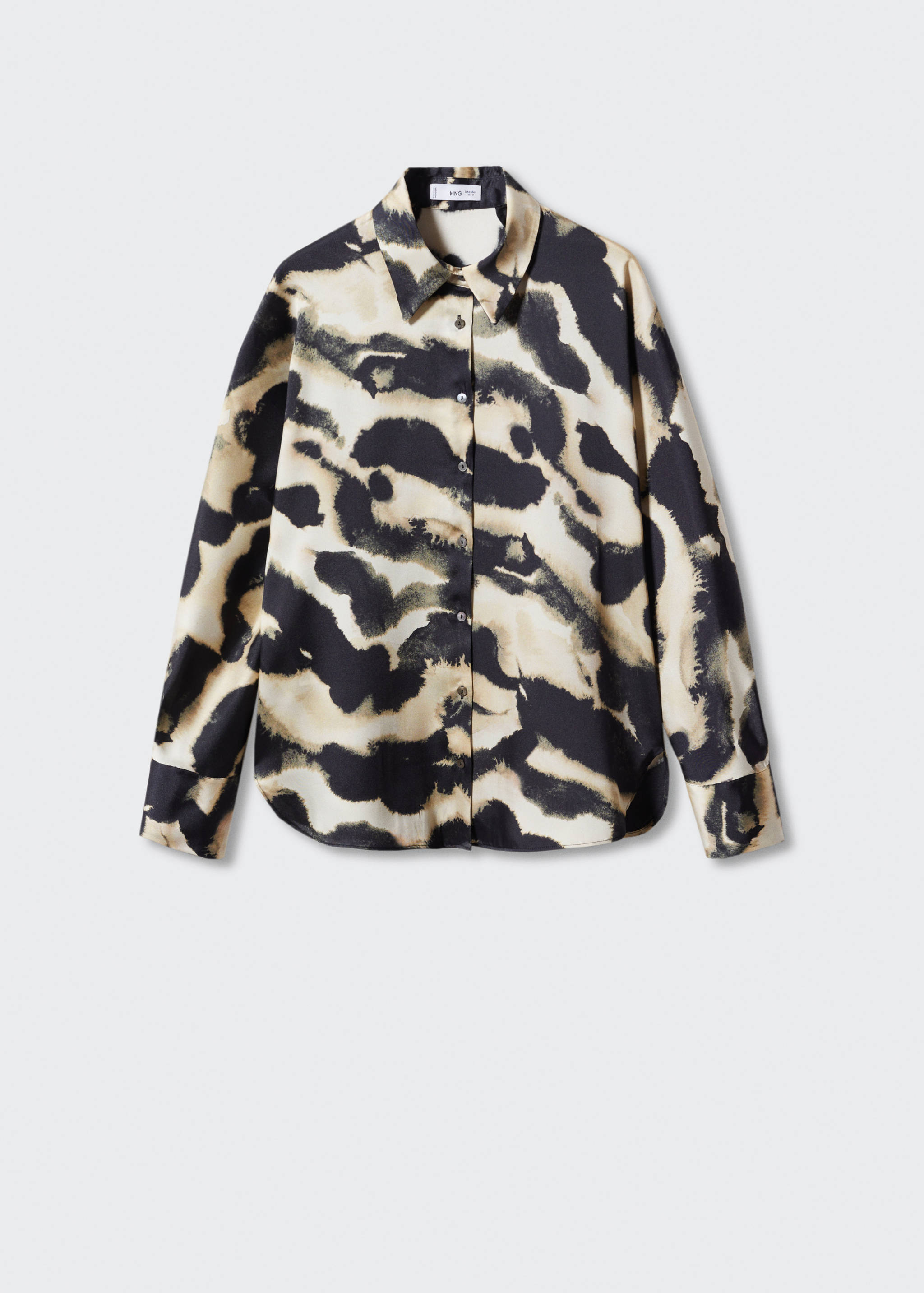 Gemustertes Oversized-Hemd - Artikel ohne Model