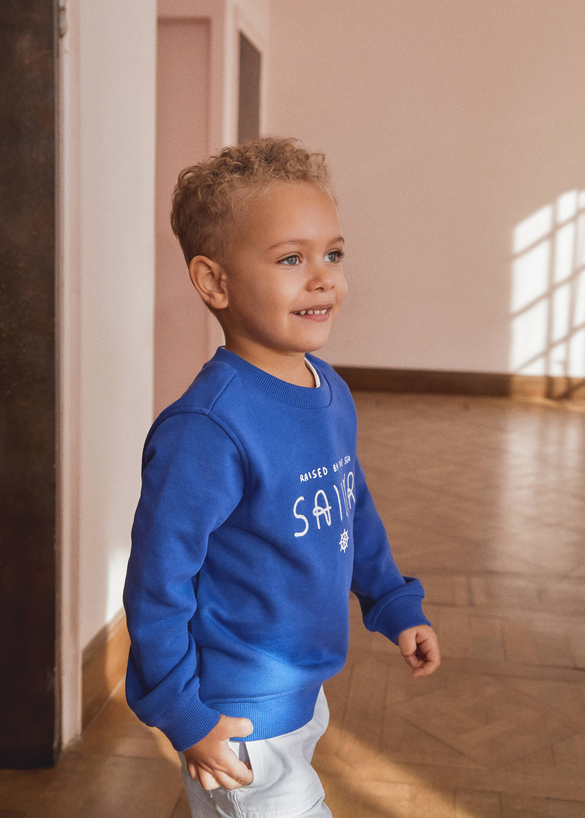 Message cotton sweatshirt - General plane