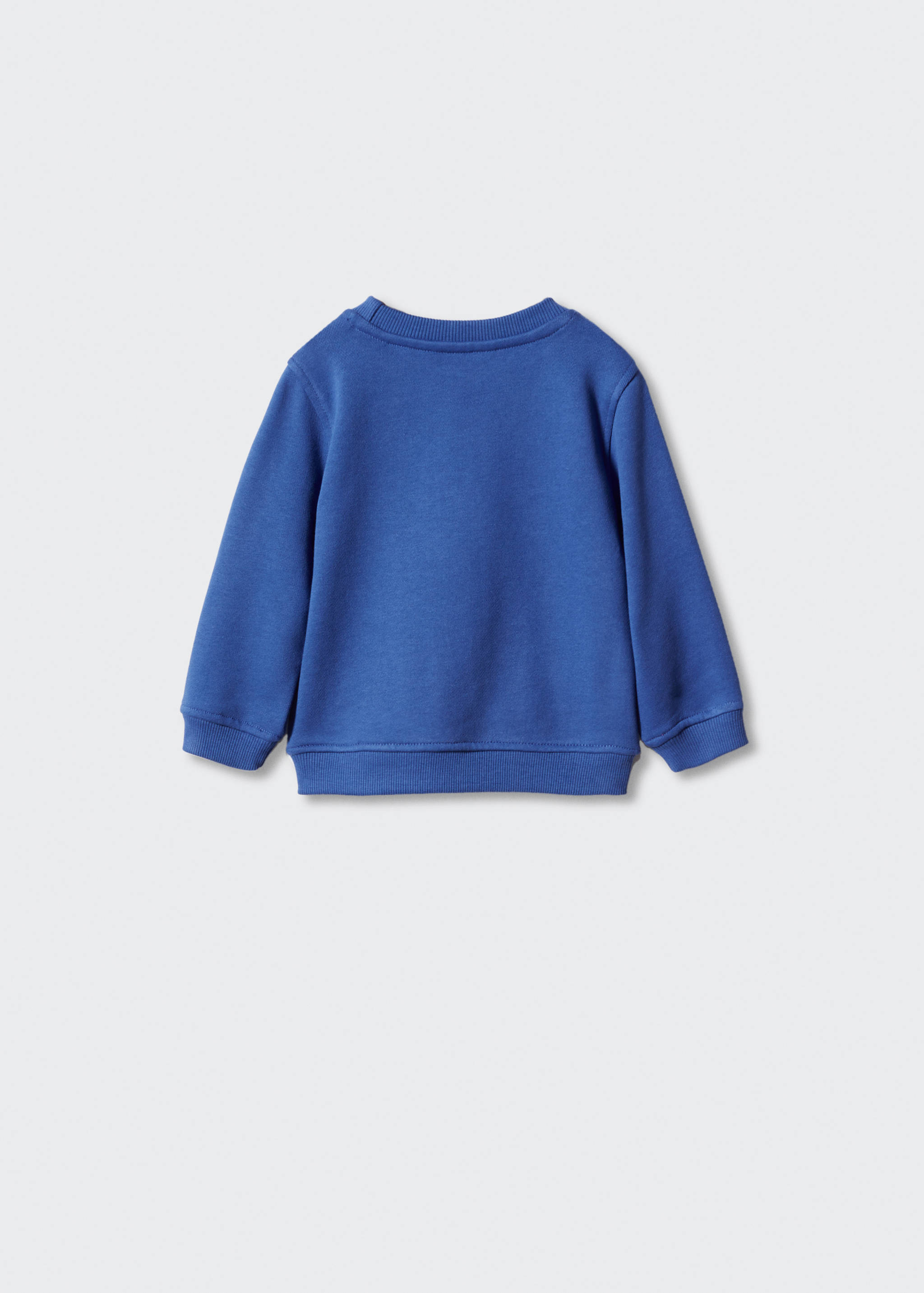 Message cotton sweatshirt - Reverse of the article