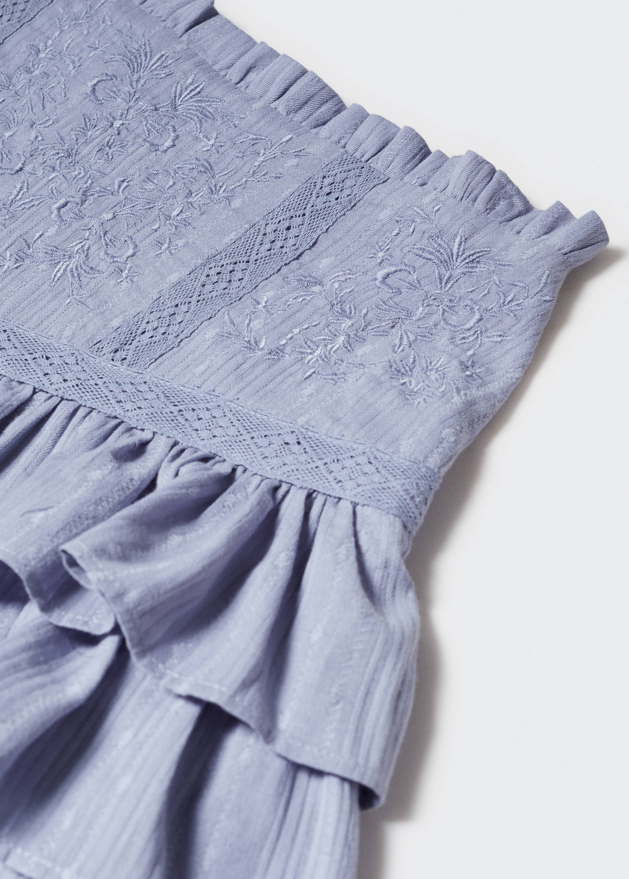 Bestickter Rüschenrock - Detail des Artikels 8