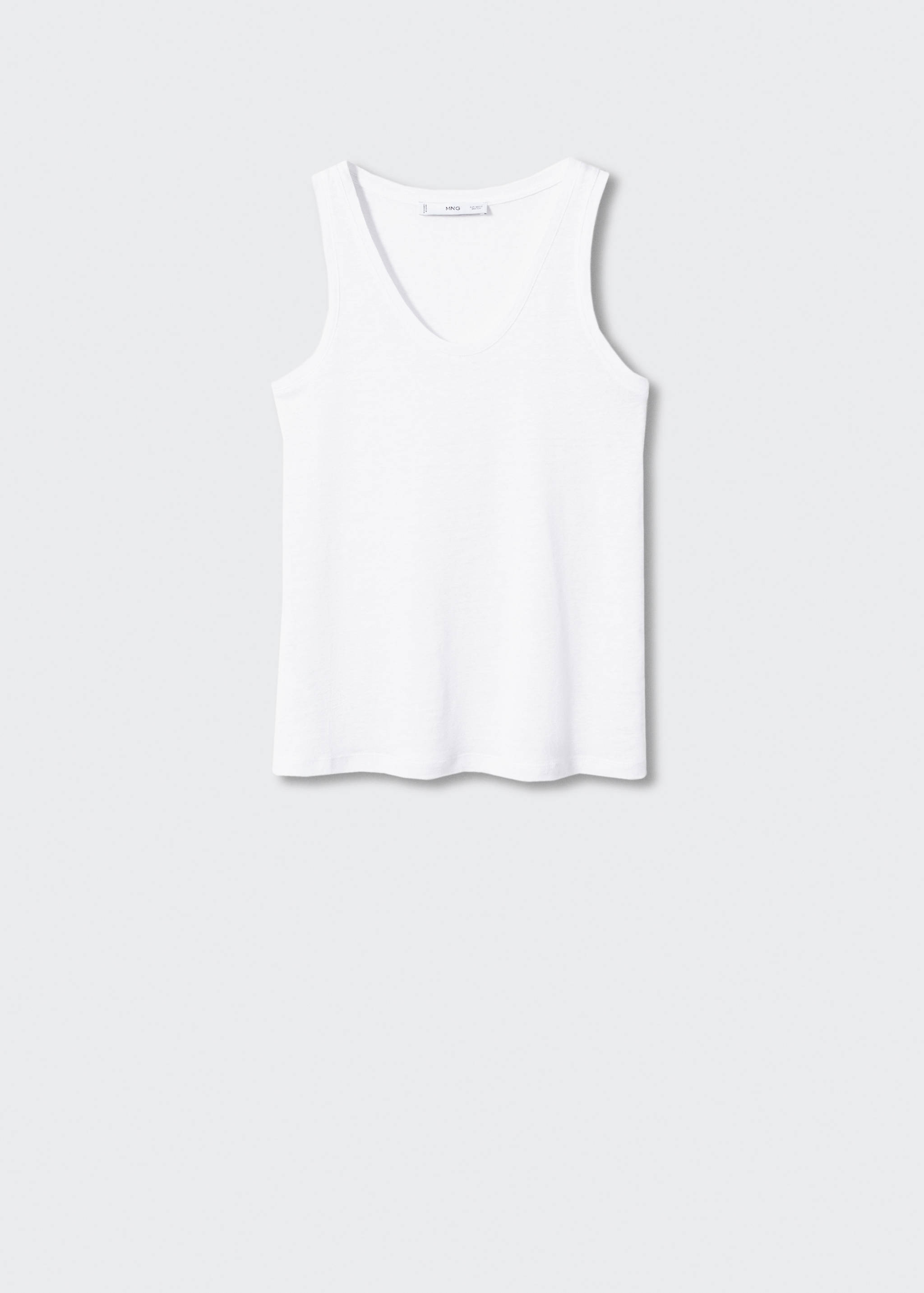 Strap linen top - Article without model