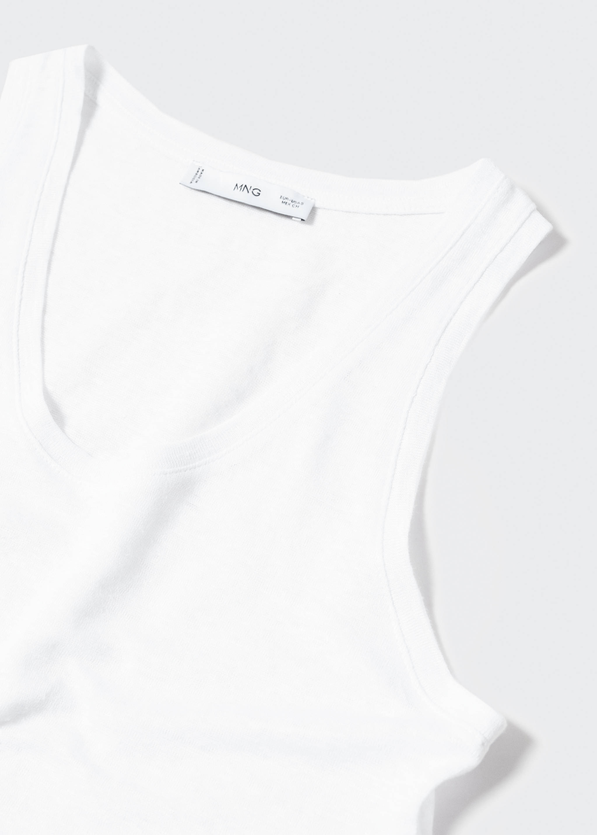 Strap linen top - Details of the article 8