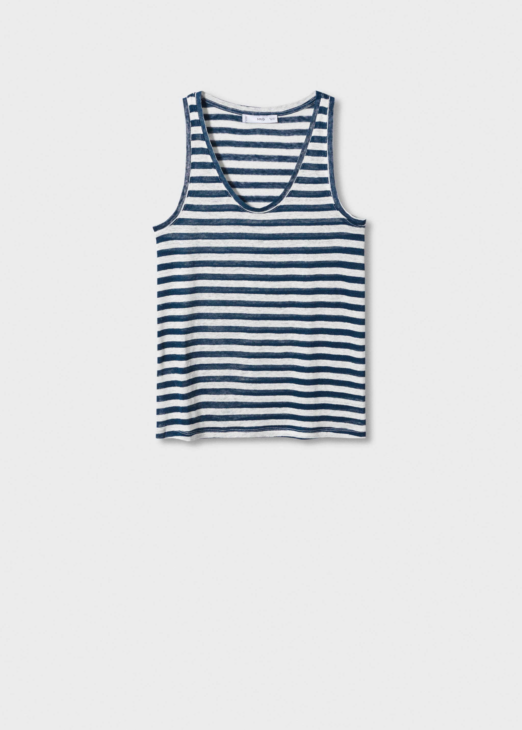 Strap linen top - Article without model