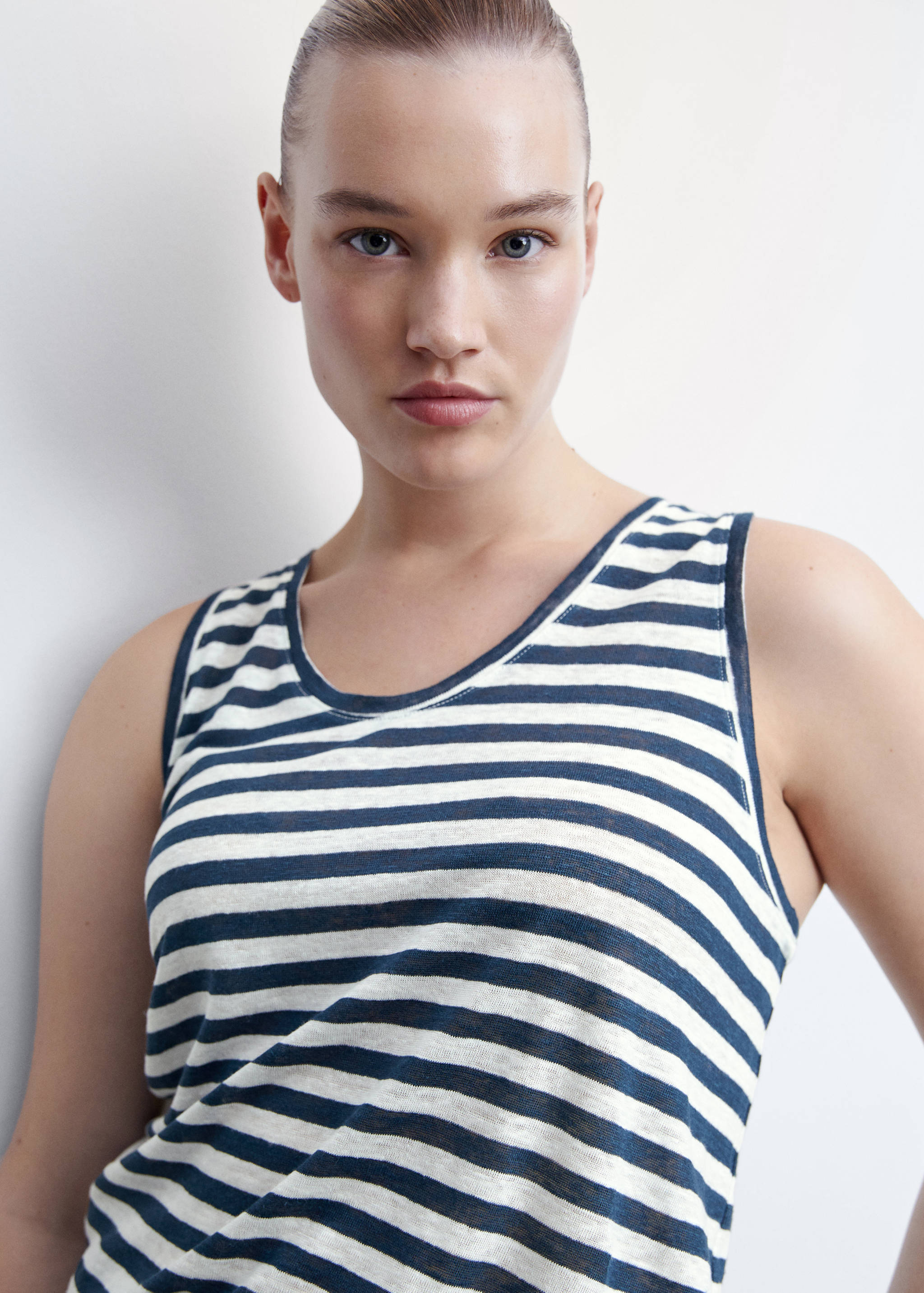 Strap linen top - Details of the article 4