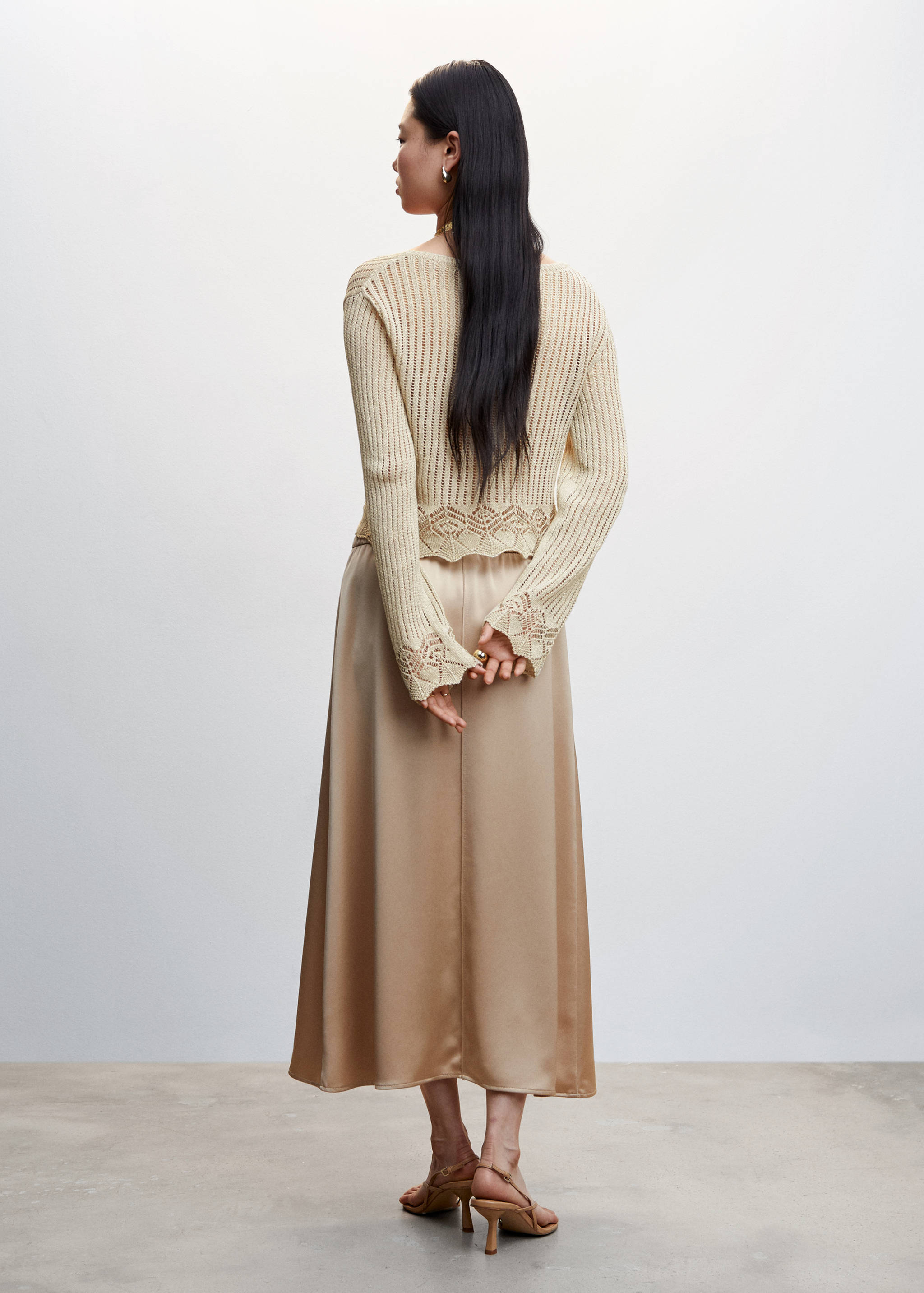 Pull-over détails ajourés - Verso de l’article