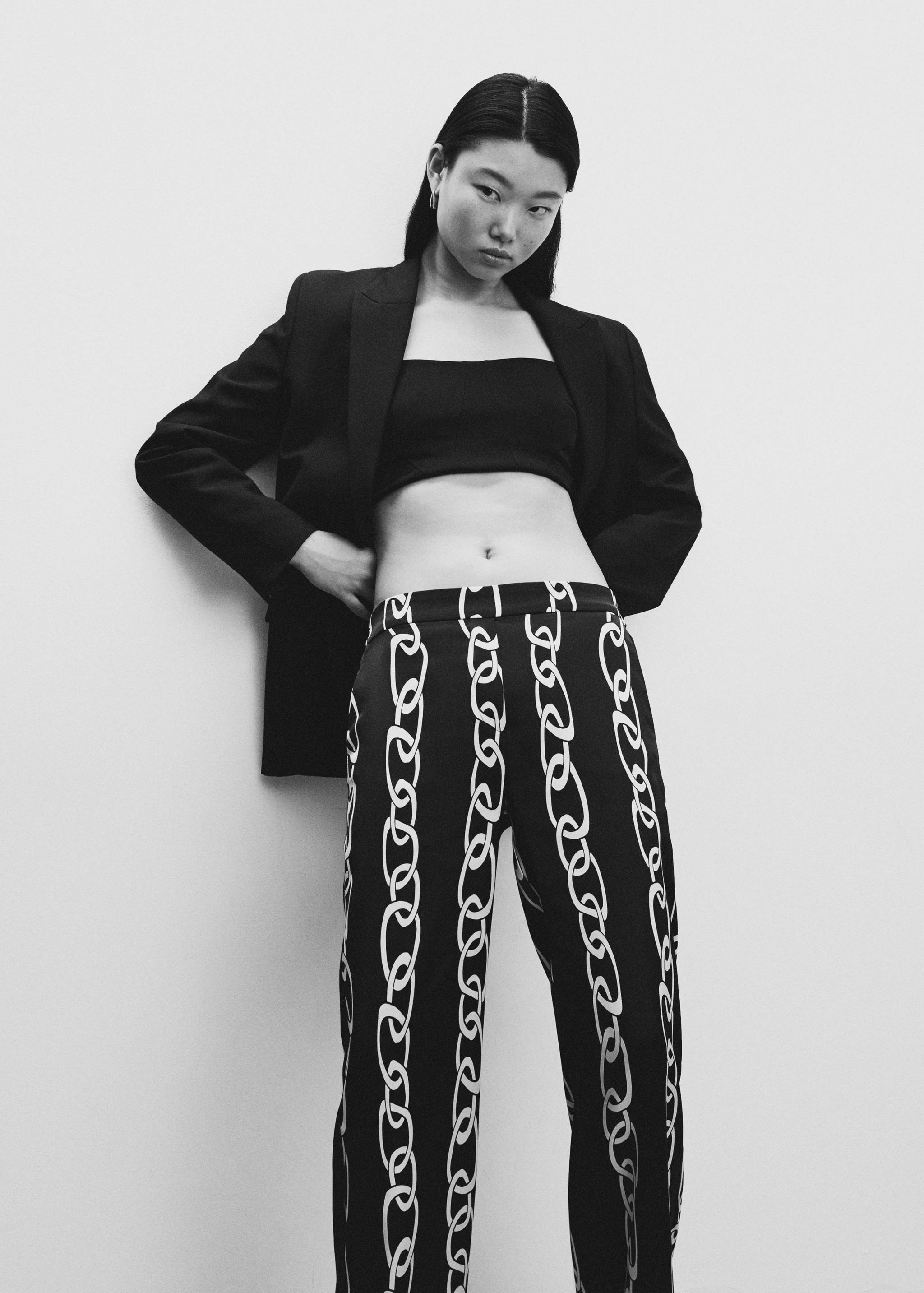 Chain print trousers - Details of the article 2