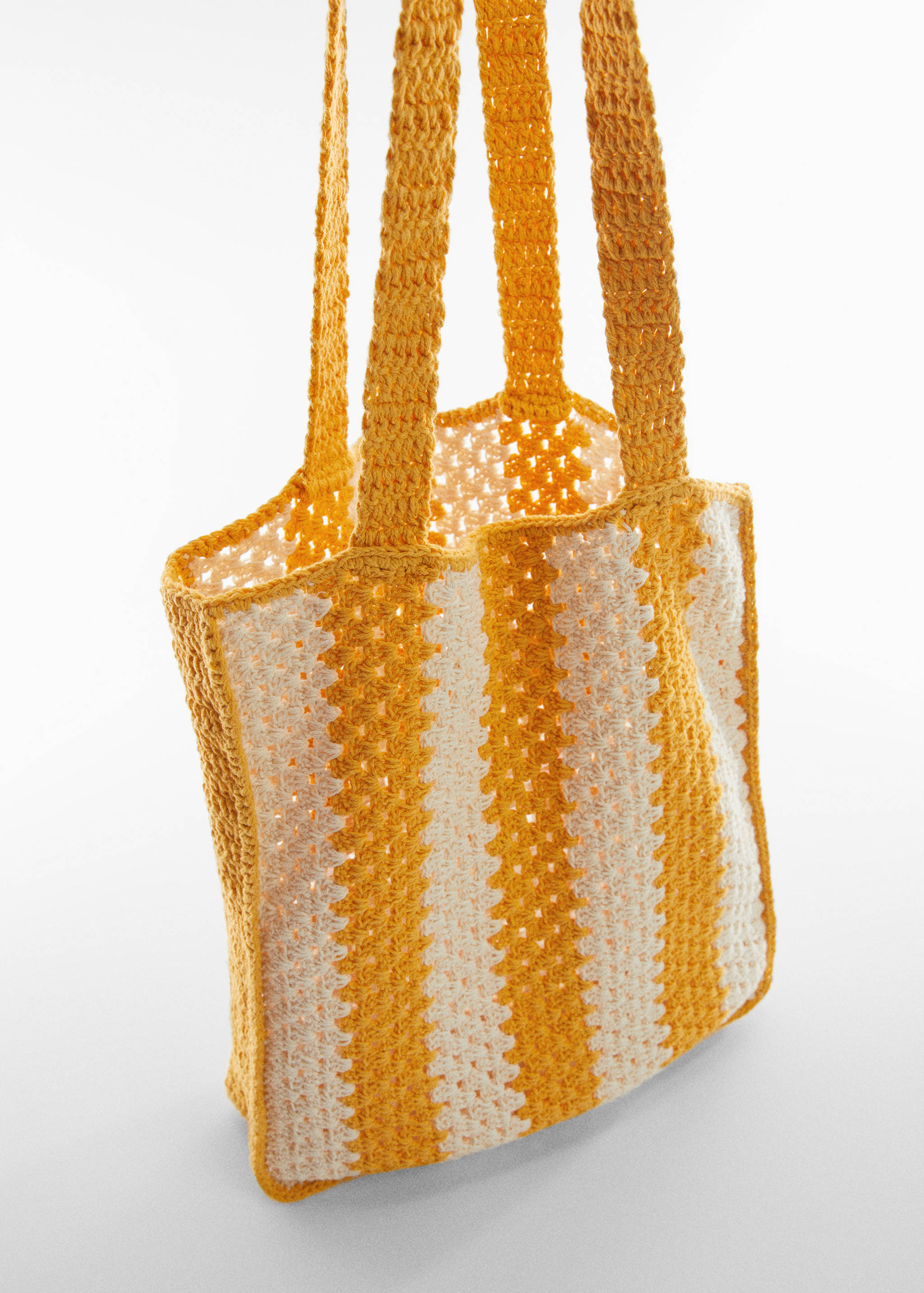 Bucket crochet bag - Medium plane