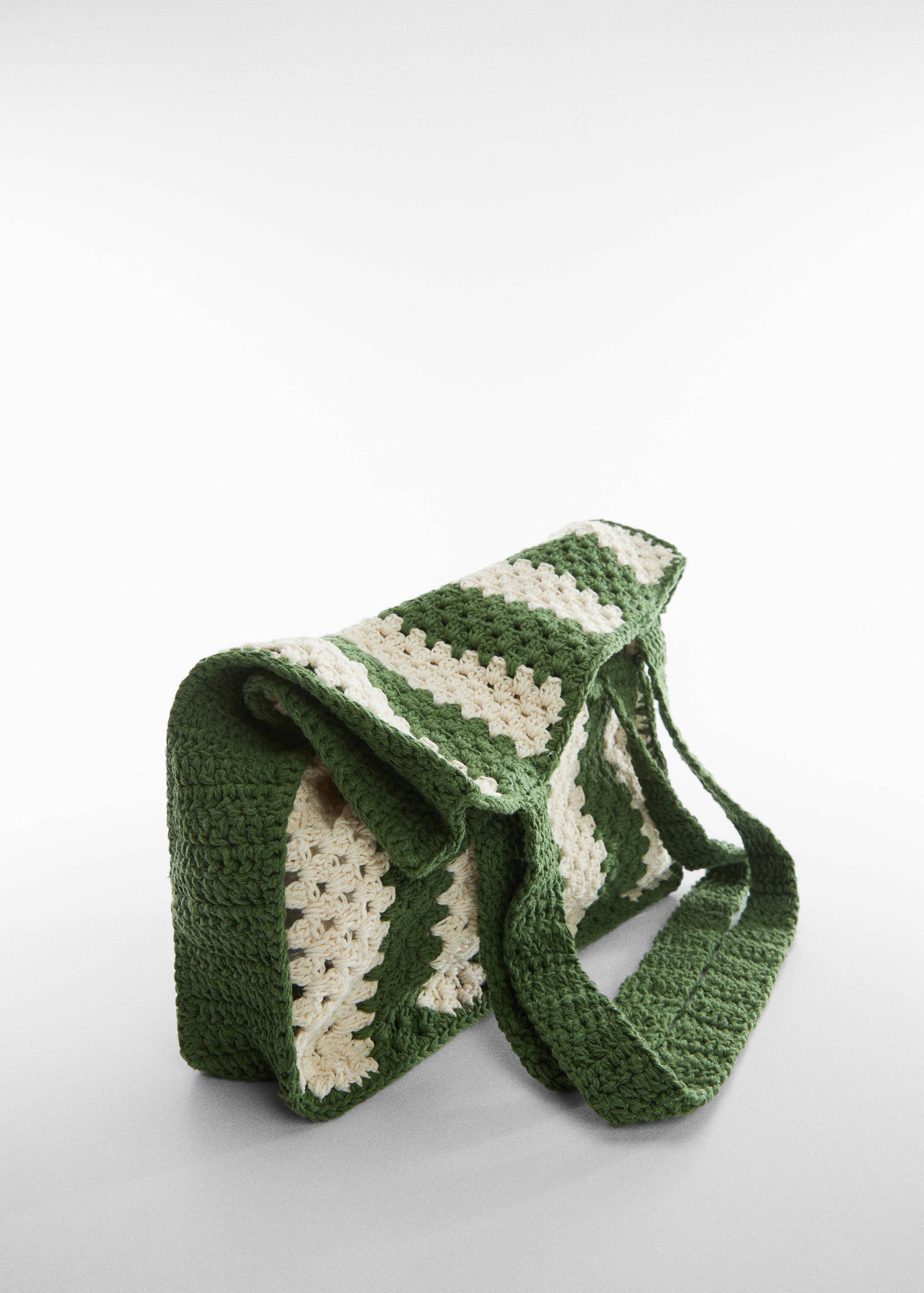 Bucket crochet bag - Medium plane