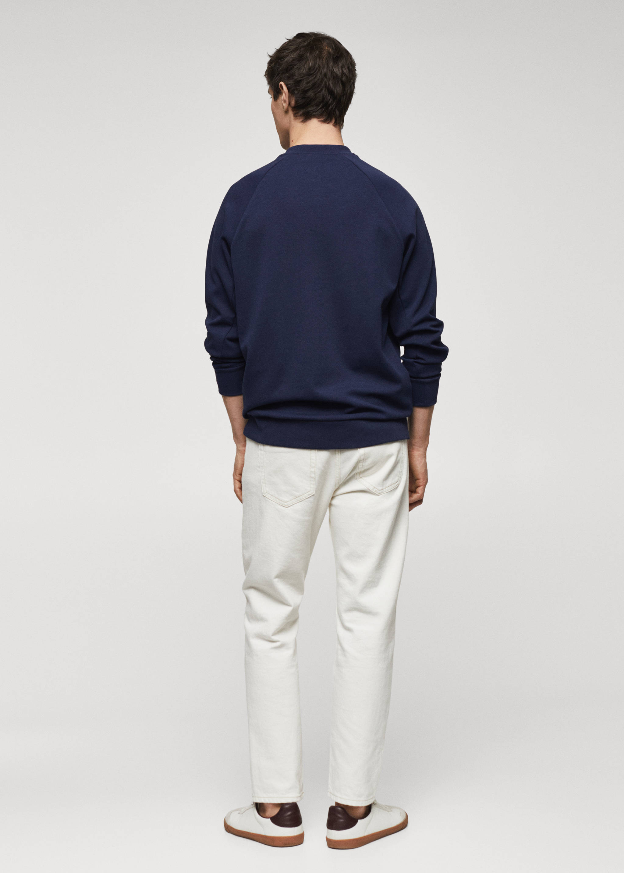 Lightweight cotton sweatshirt - Reverse of the article