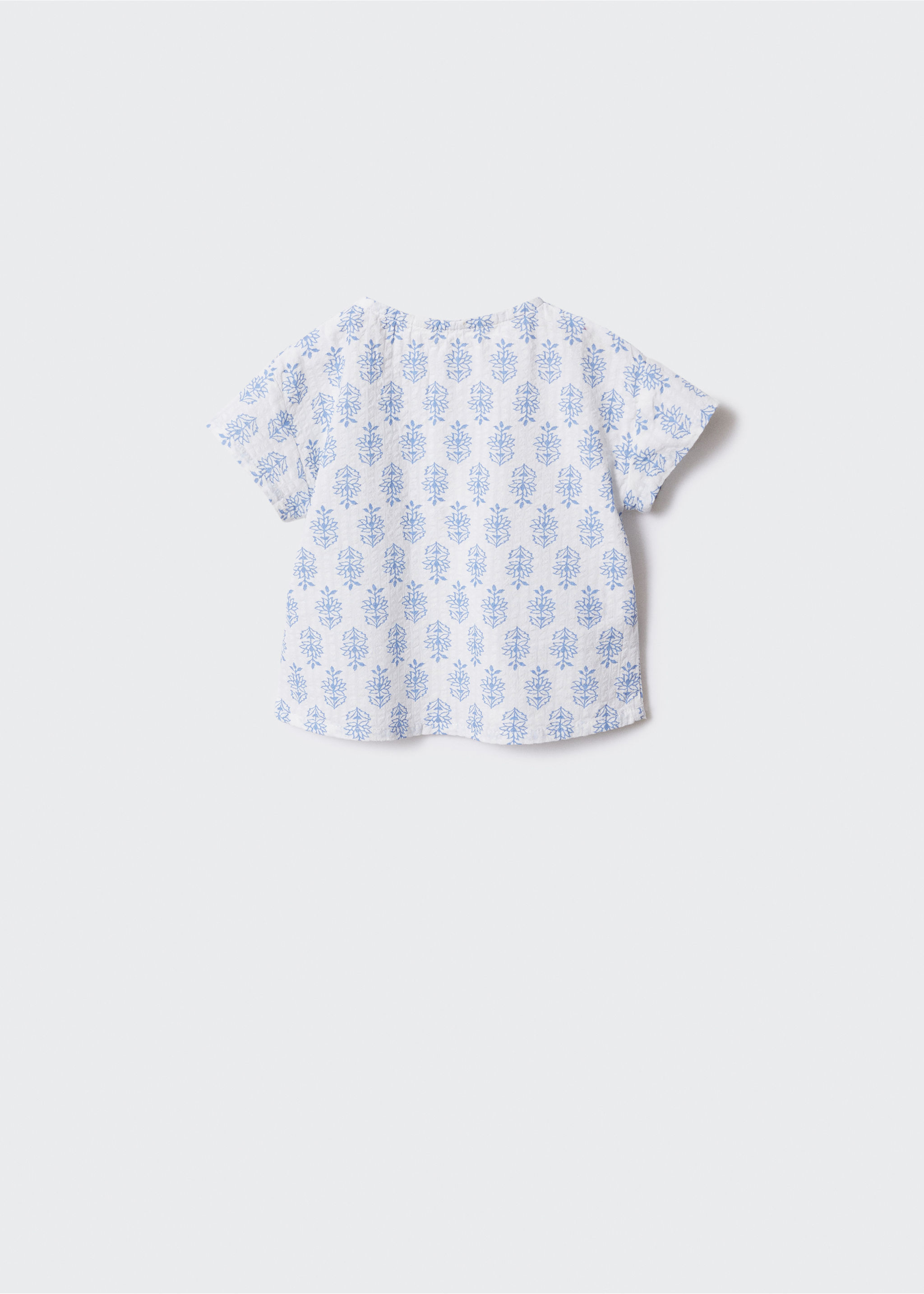 Camisa estampado floral - Reverso del artículo