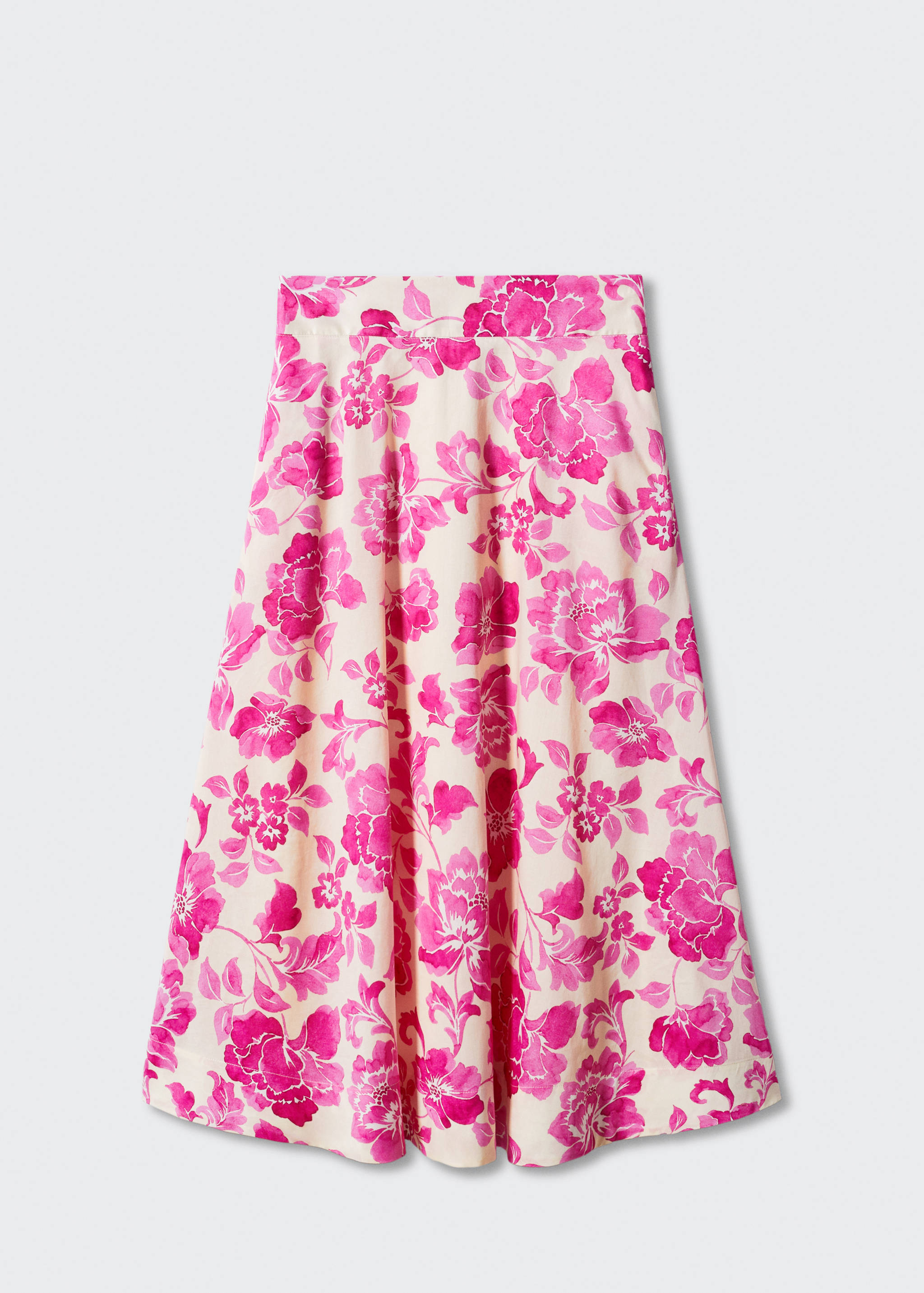 Falda midi estampada - Artículo sin modelo