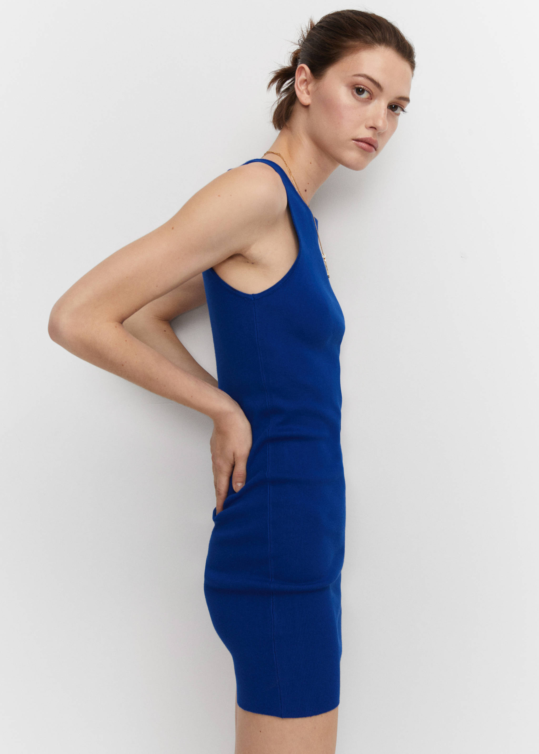 Short knitted dress - Details of the article 2