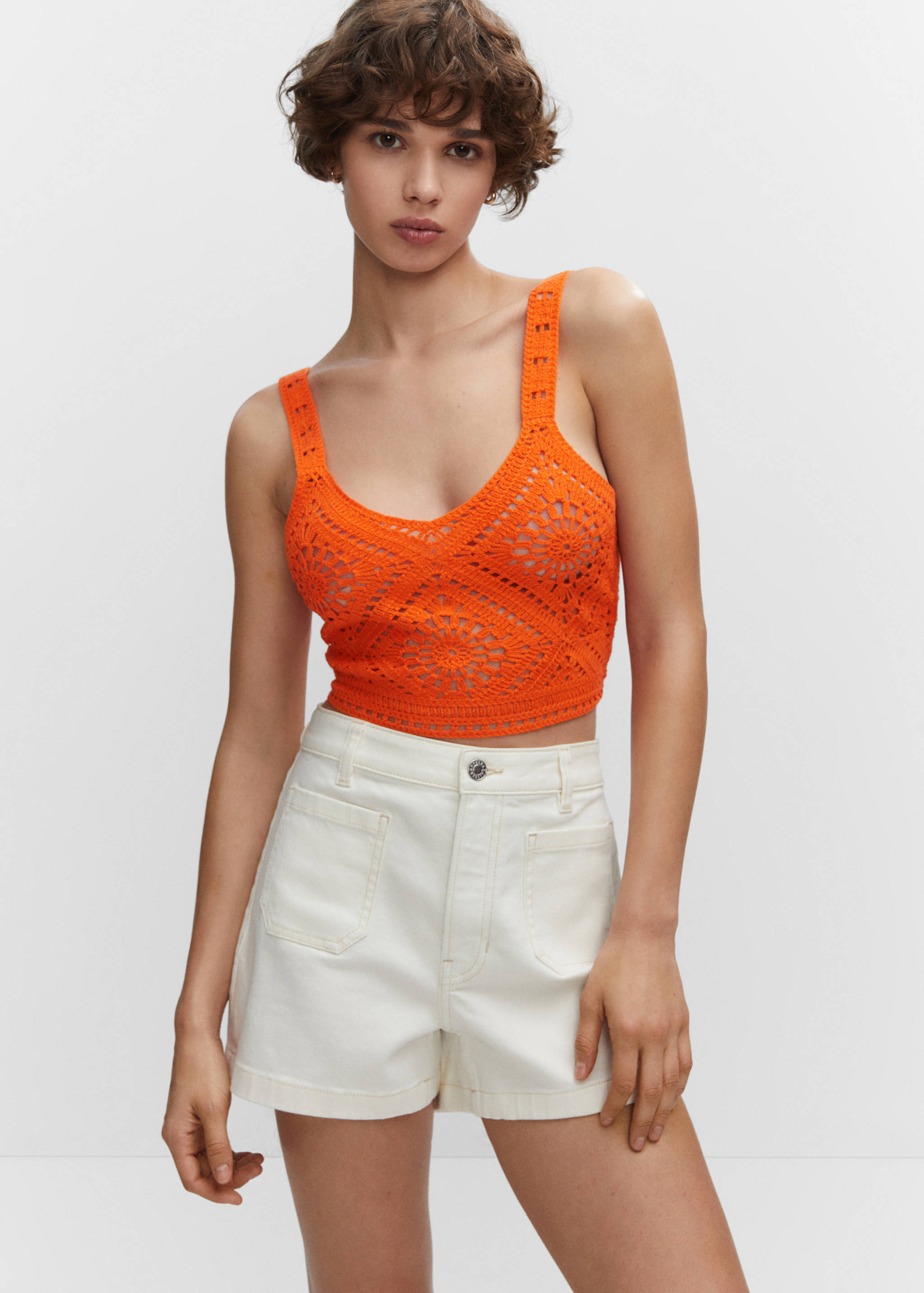 Crochet crop top - Medium plane