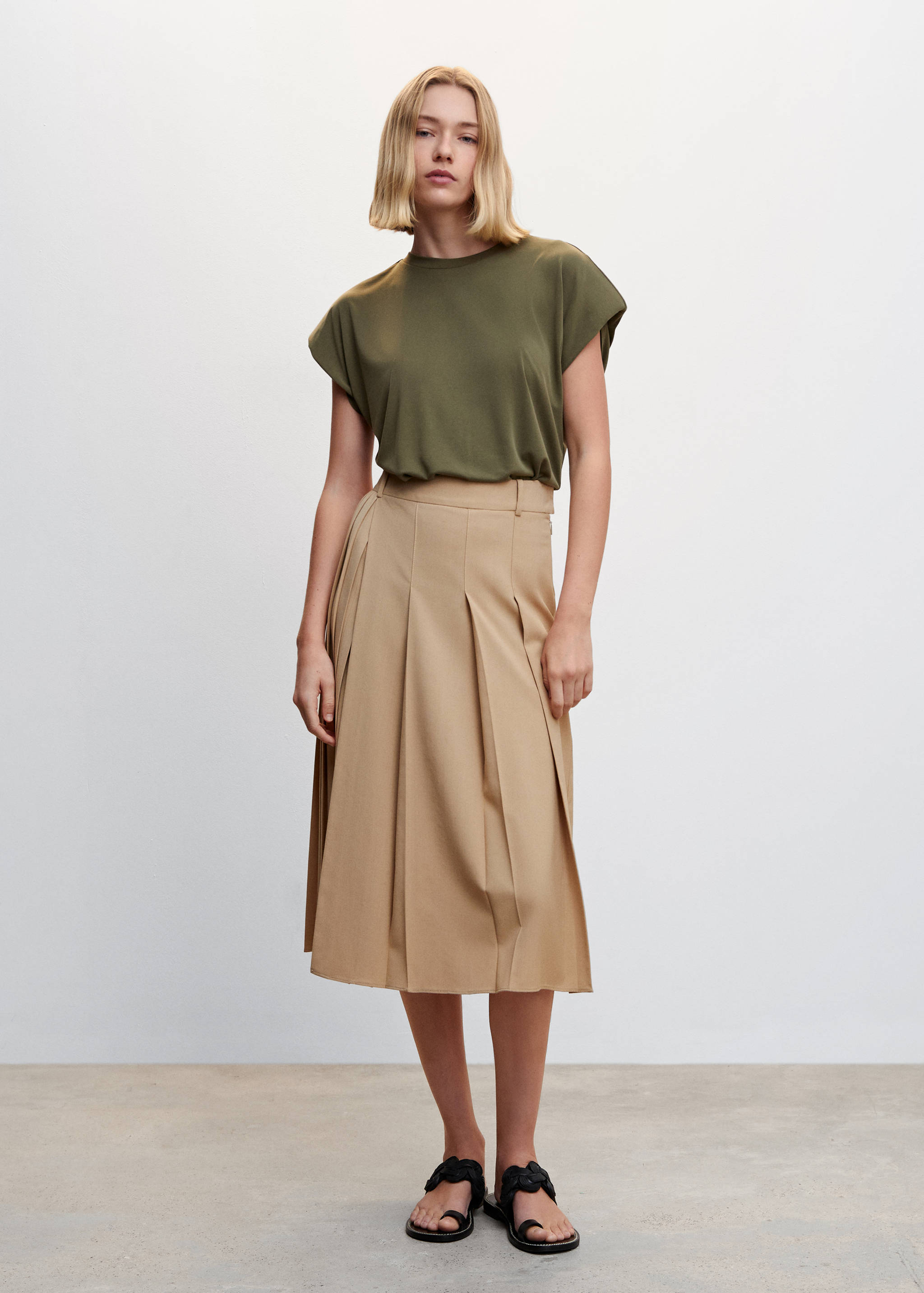 Oversized modal t-shirt - General plane